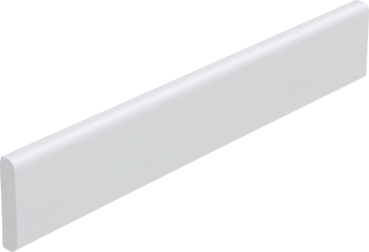 Primo Abschlussleiste Primo Wandleiste 90 cm, 43 x 9 mm, weiß, Kunststoff