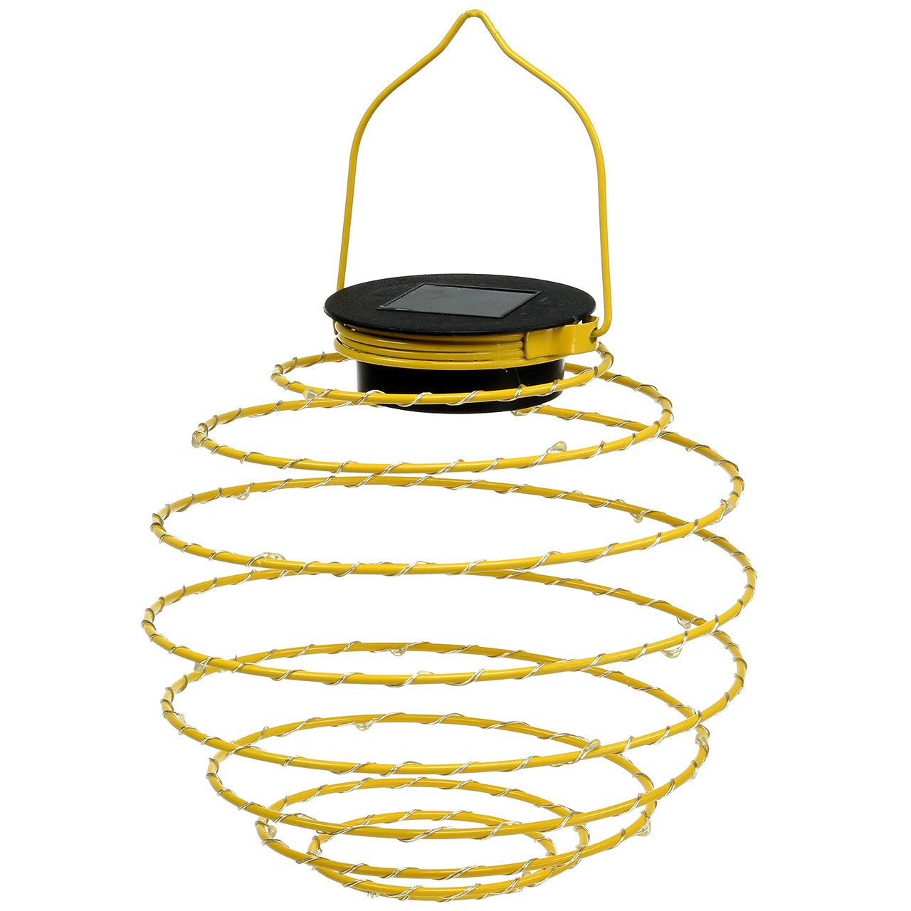 Viana Windlicht Solar Gartenleuchte Gelb 22cm günstig online kaufen