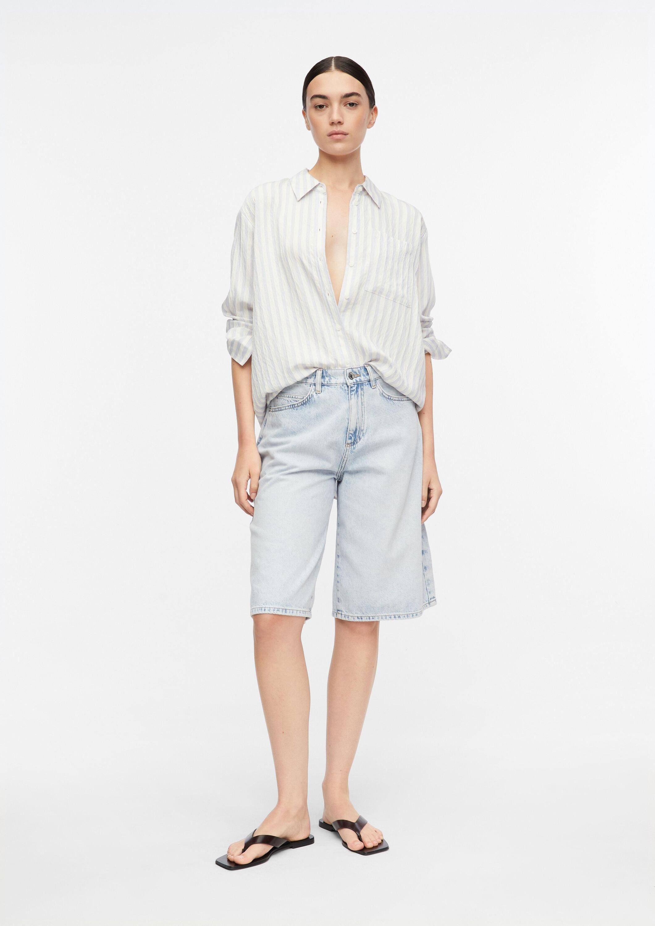 comma T-Shirt Jeans-Hose Bermuda Jeans