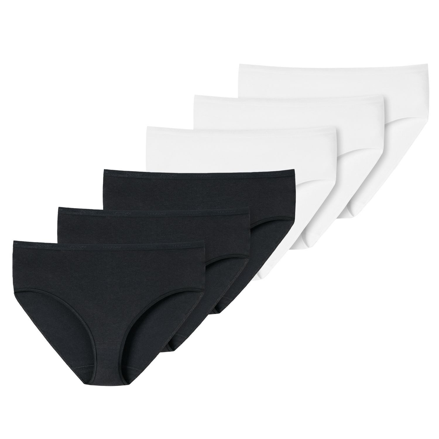 uncover by SCHIESSER Midislip mit flachen Nähten, softer schmaler Bund im 6er Pack