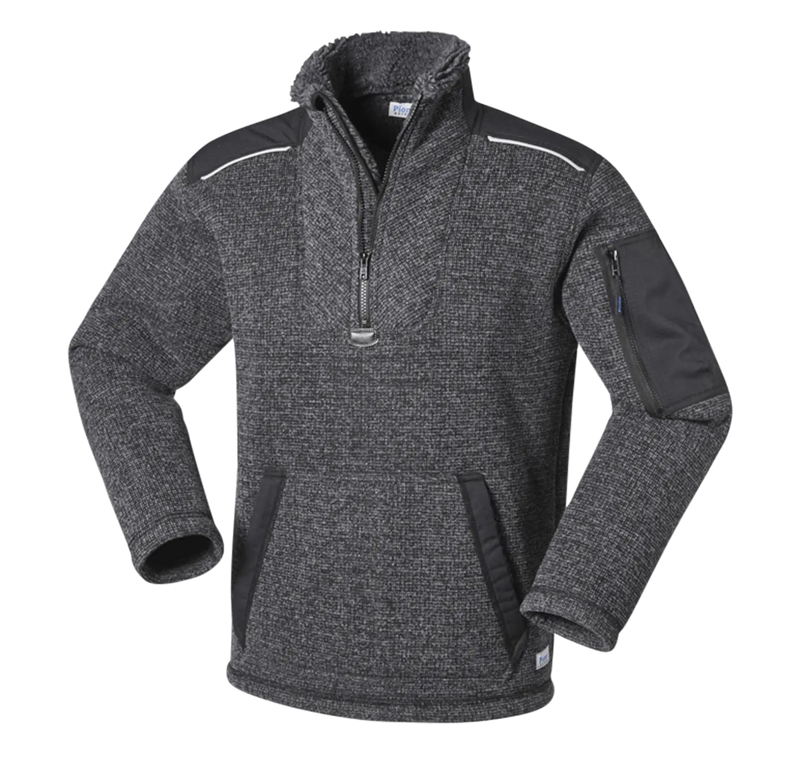 PIONIER WORKWEAR Troyer Pionier Workwear Strick Troyer wärmende Innenseite günstig online kaufen