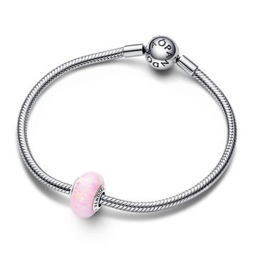 Pandora Bead Schimmernder Charm aus Sterlingsilber mit synth. Opal von PANDORA