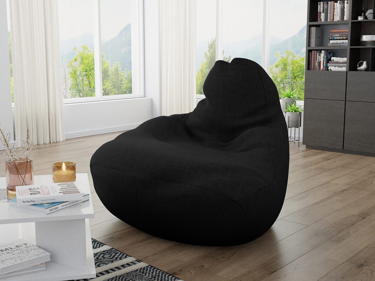 MIRJAN24 Sitzsack Maxi 300 L, Sitzkissen, Gamer Kissen, Lounge Kissen, Sessel Lux 23