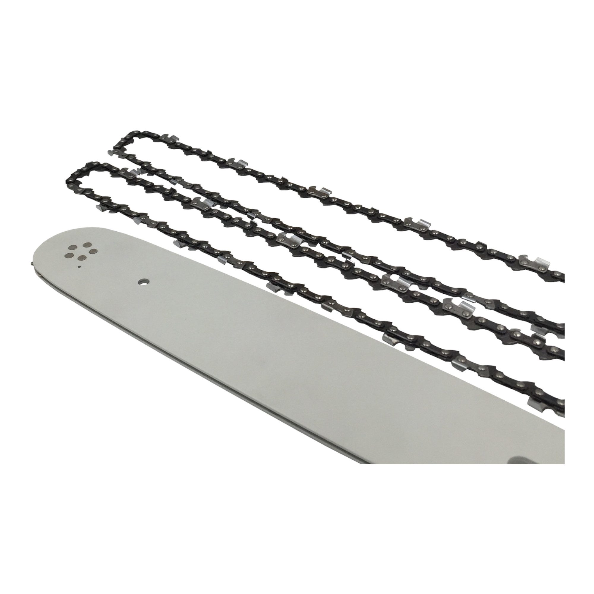 Fritz Krug Ersatzkette Set 2 Stück Profi C Sägeketten 325 1.6 mm 62 + Führungsschiene