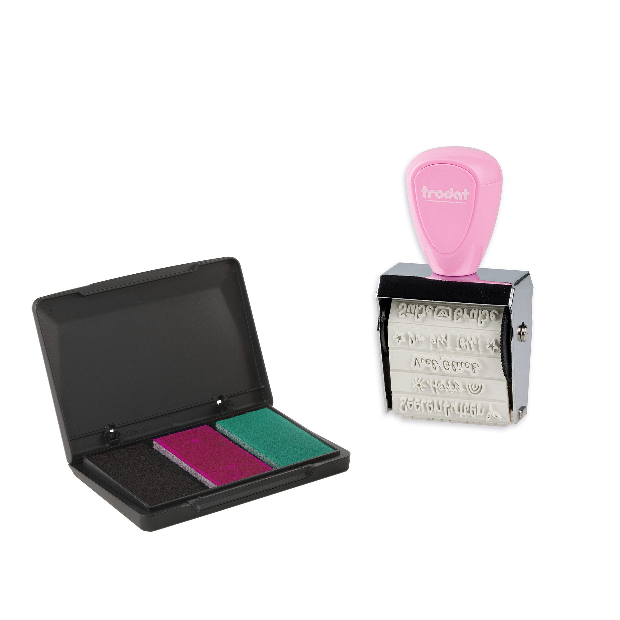 TRODAT TRODAT Creative Марки-Set SB Text Bullet-Journal / rosa Маркиkissen