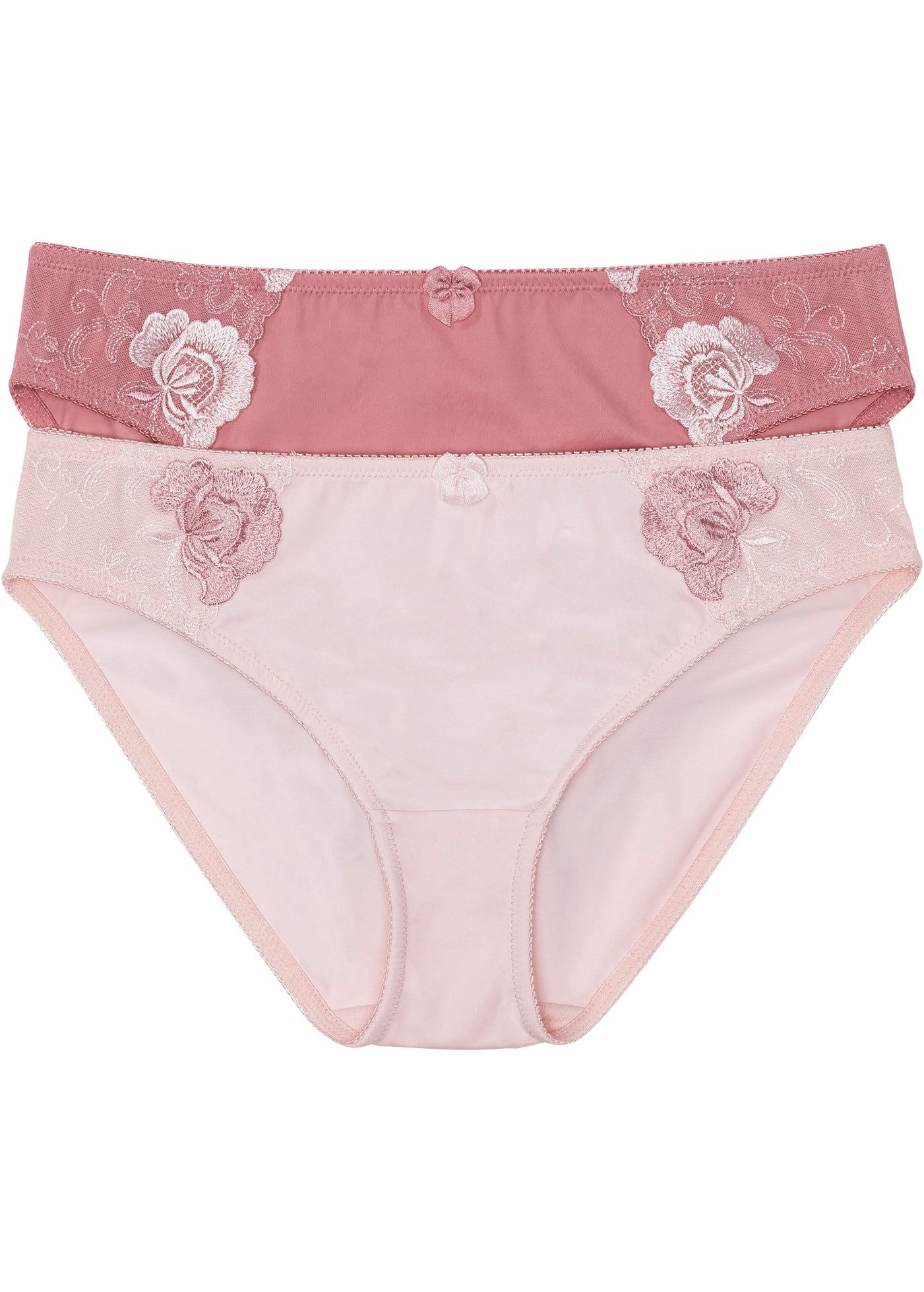 bonprix Slip (Packung, 2-St) klassischer Stil, bequeme Passform, aus Polyamid und Elasthan