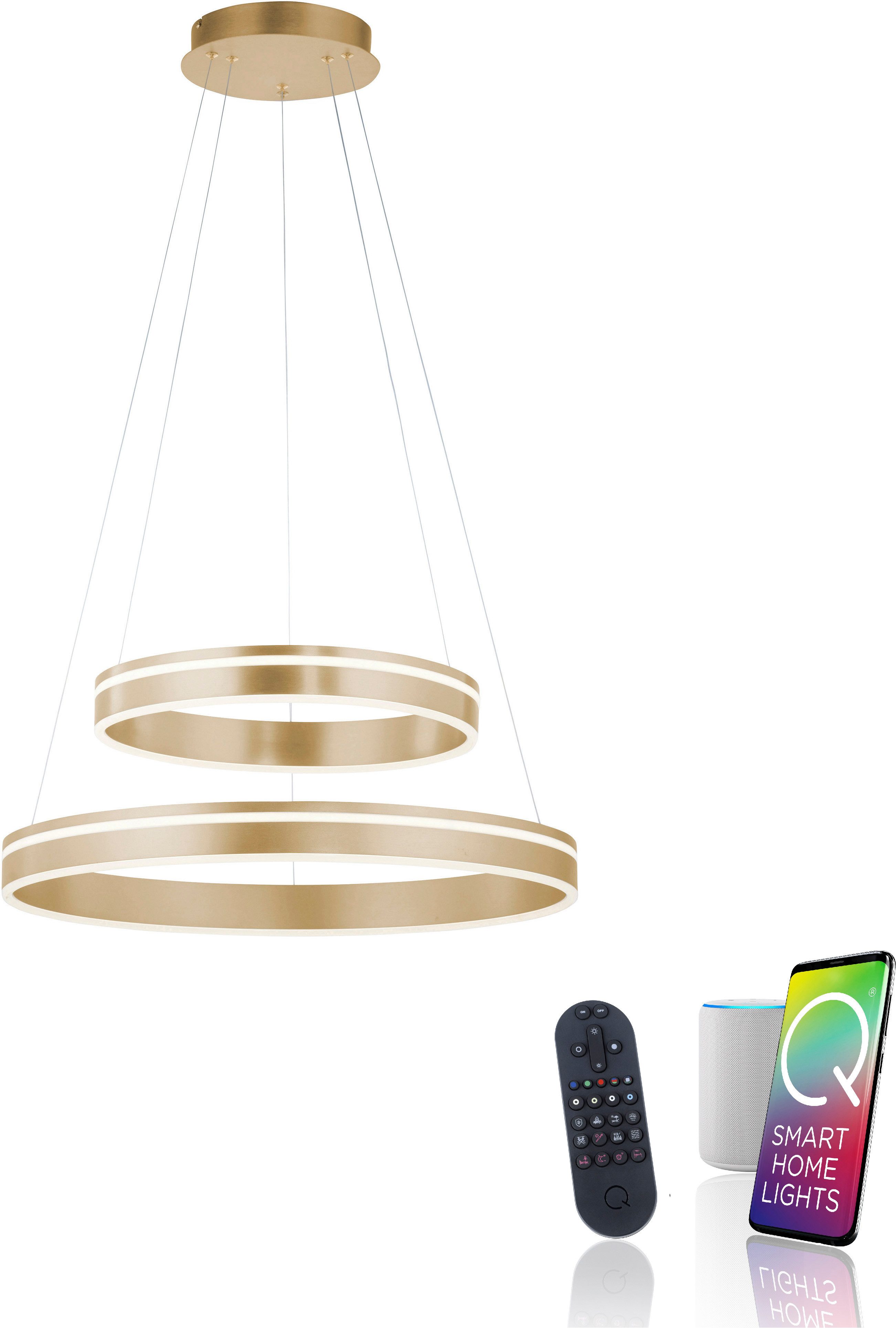 Neuhaus Q SMART HOME LIGHTS LED Pendelleuchte Q-VITO, Smart Home, LED fest integriert, warmweiß - kaltweiß