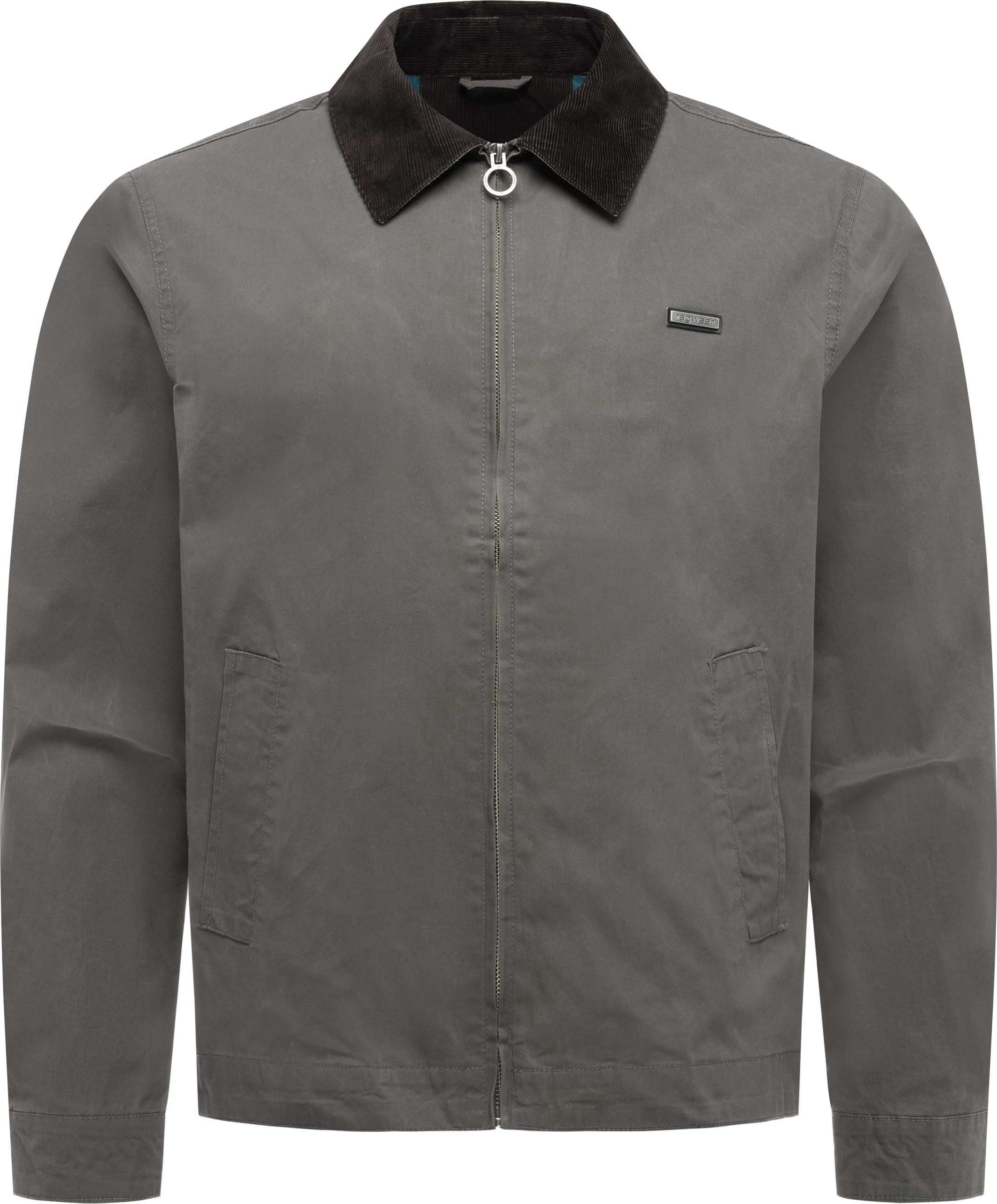 Ragwear Hemdjacke Hertan Vintage Leichte Herren Übergangsjacke mit Hemdkragen