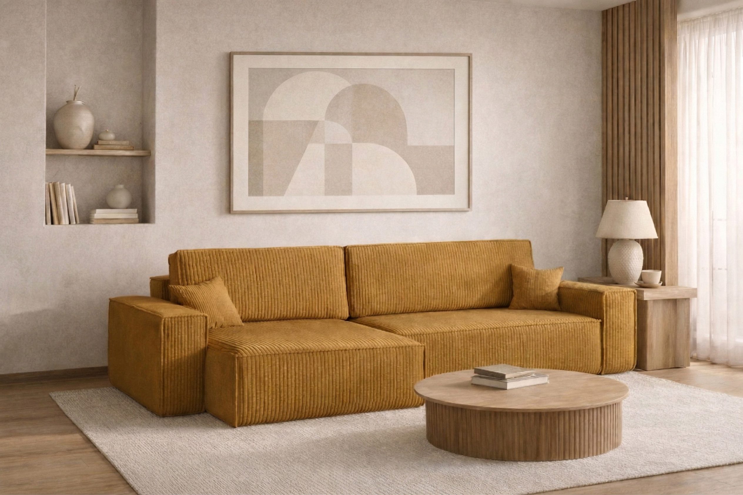 Kaiser Möbel Ecksofa mit schlaffunktion und bettkasten, BEST XL stoff Poso, Quelle, Verita, Mit Bettfunktion und Bettzeugfach