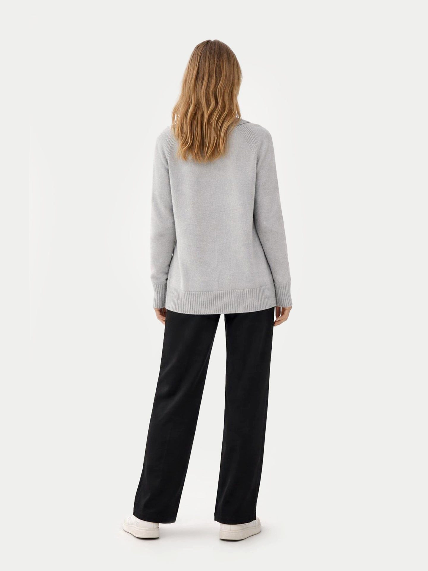 GOBI Cashmere Cardigan Lockerer Kaschmir-Cardigan mit Knöpfen