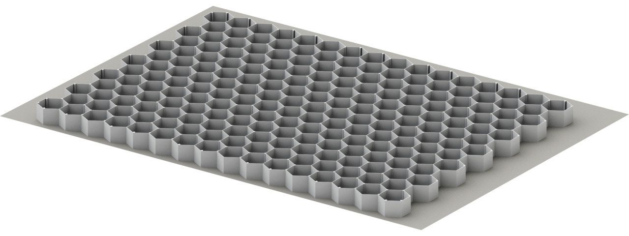Aco Kieselsteine ACO Self Kieswabe eco S 80 x 60 x 3 cm grau inkl.