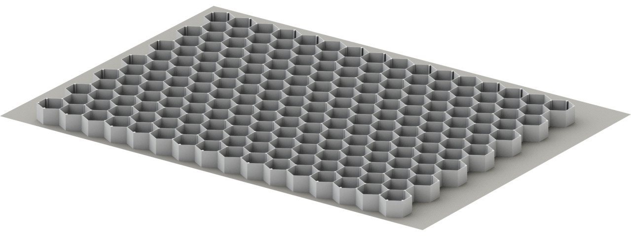 Aco Kieselsteine ACO Self Kieswabe eco S 80 x 60 x 3 cm grau inkl.