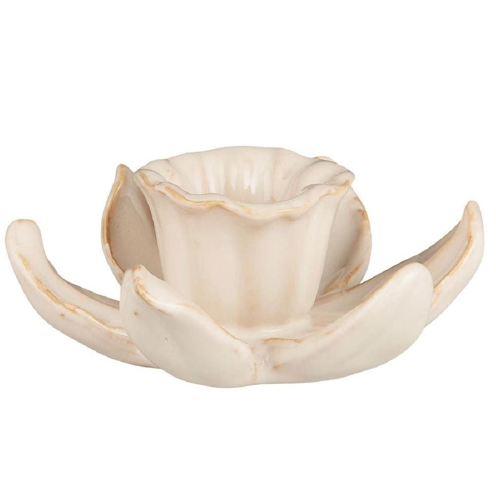 Ib Laursen Kerzenhalter Ib Laursen Kerzenleuchter Daffodils Narzisse Butter Cream