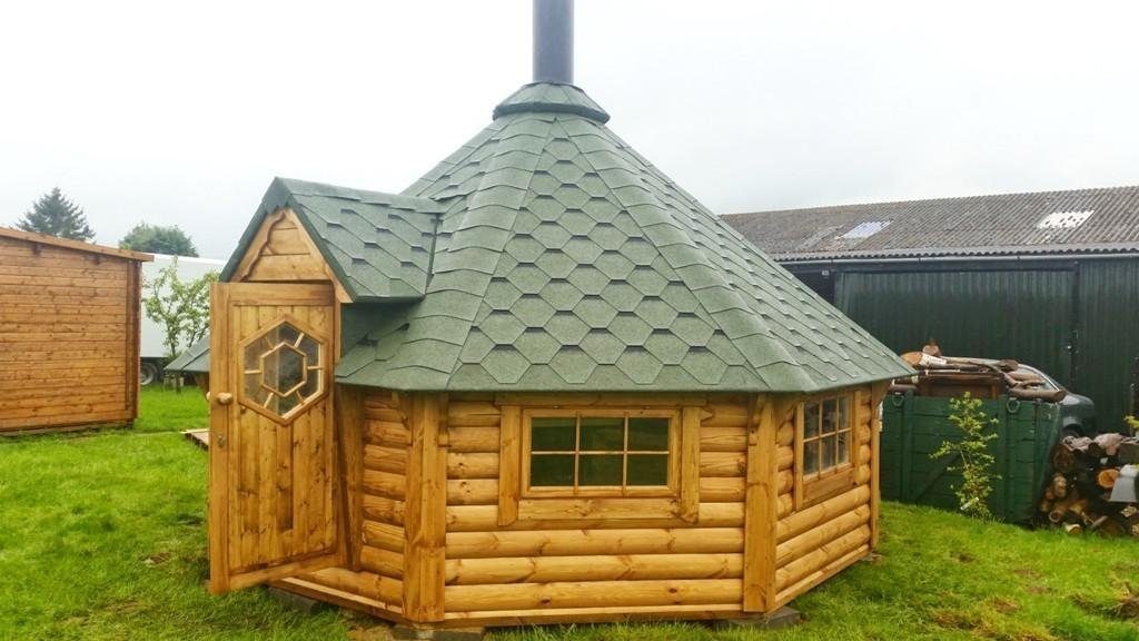 Grillkota Hütte Grillhütte Haus Finnische Grills Grillhaus Outdoor 14 m²