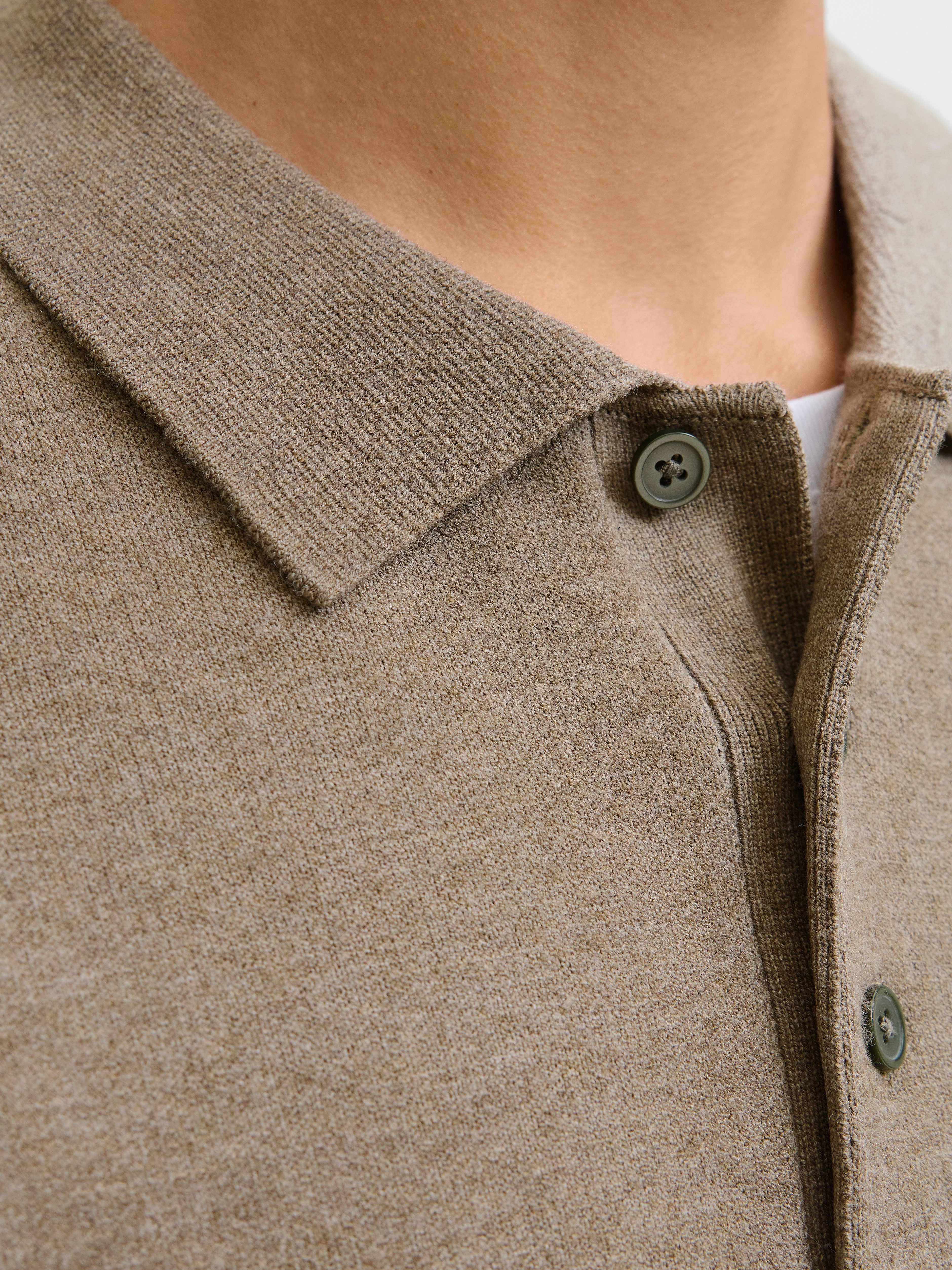 Jack & Jones Polokragenpullover JPRBLABRADFORT KNIT POLO