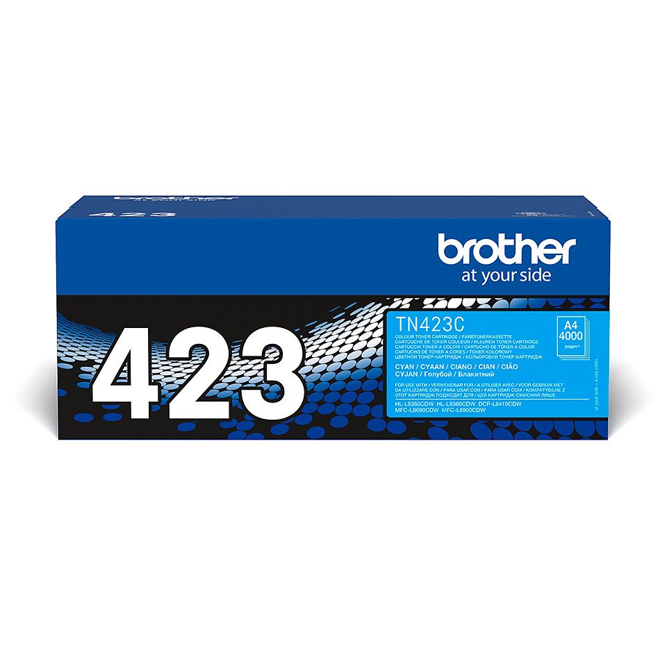 Brother Jumbo Toner TN-423C Cyan (ca. 4000 Seiten) Tintenpatrone