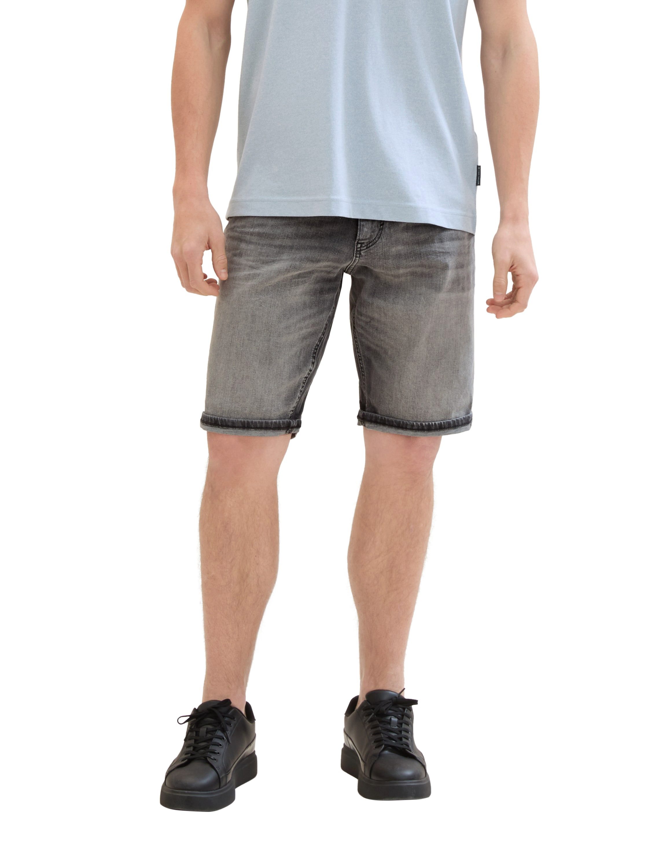 TOM TAILOR Jeansbermudas JOSH mit leichter Waschung