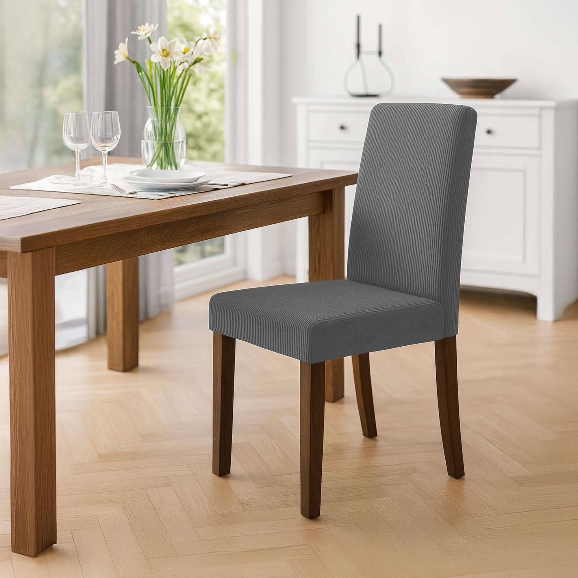 furnicato Esszimmerstuhl Ina 41x47x91 cm grau (1 St)