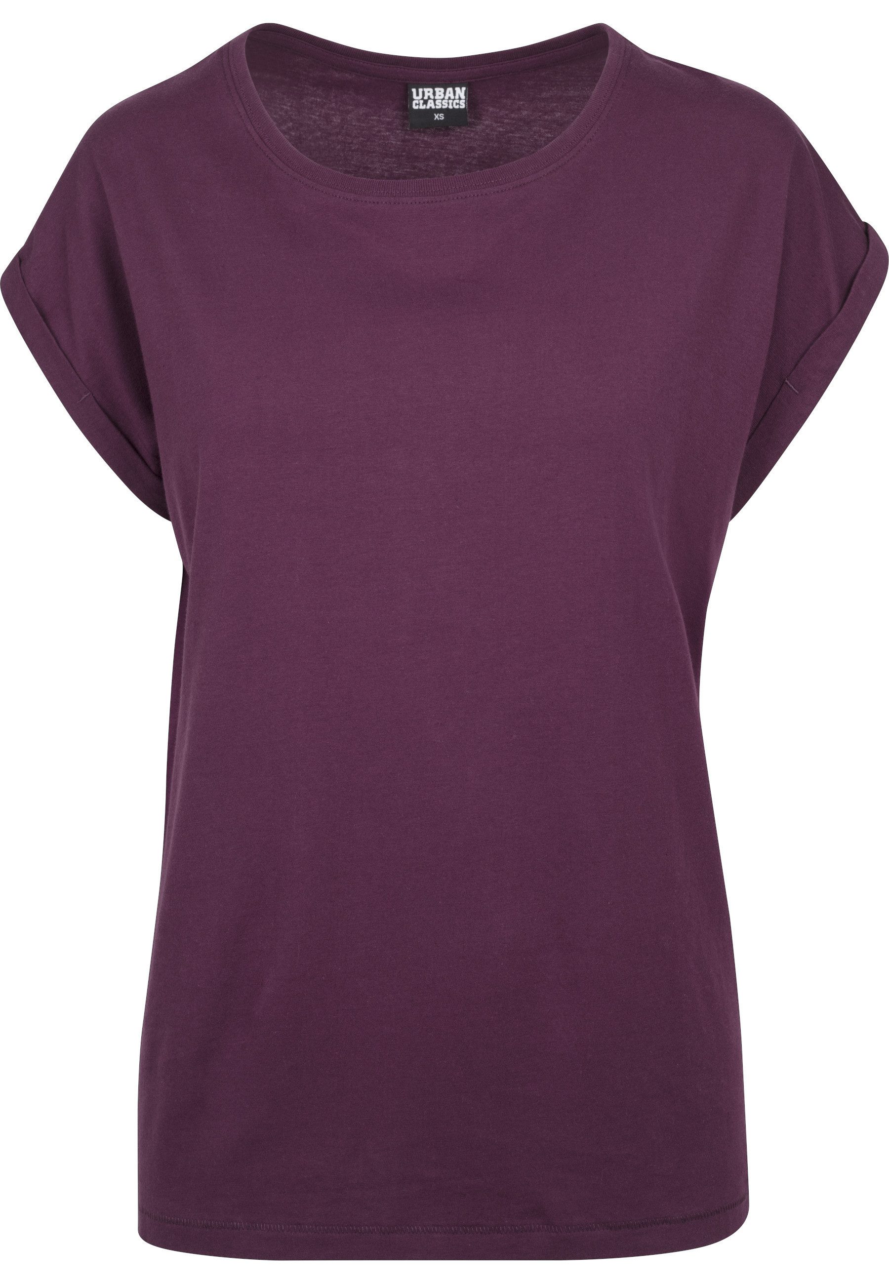 URBAN CLASSICS Kurzarmshirt Urban Classics Damen Ladies Extended Shoulder Tee (1-tlg)