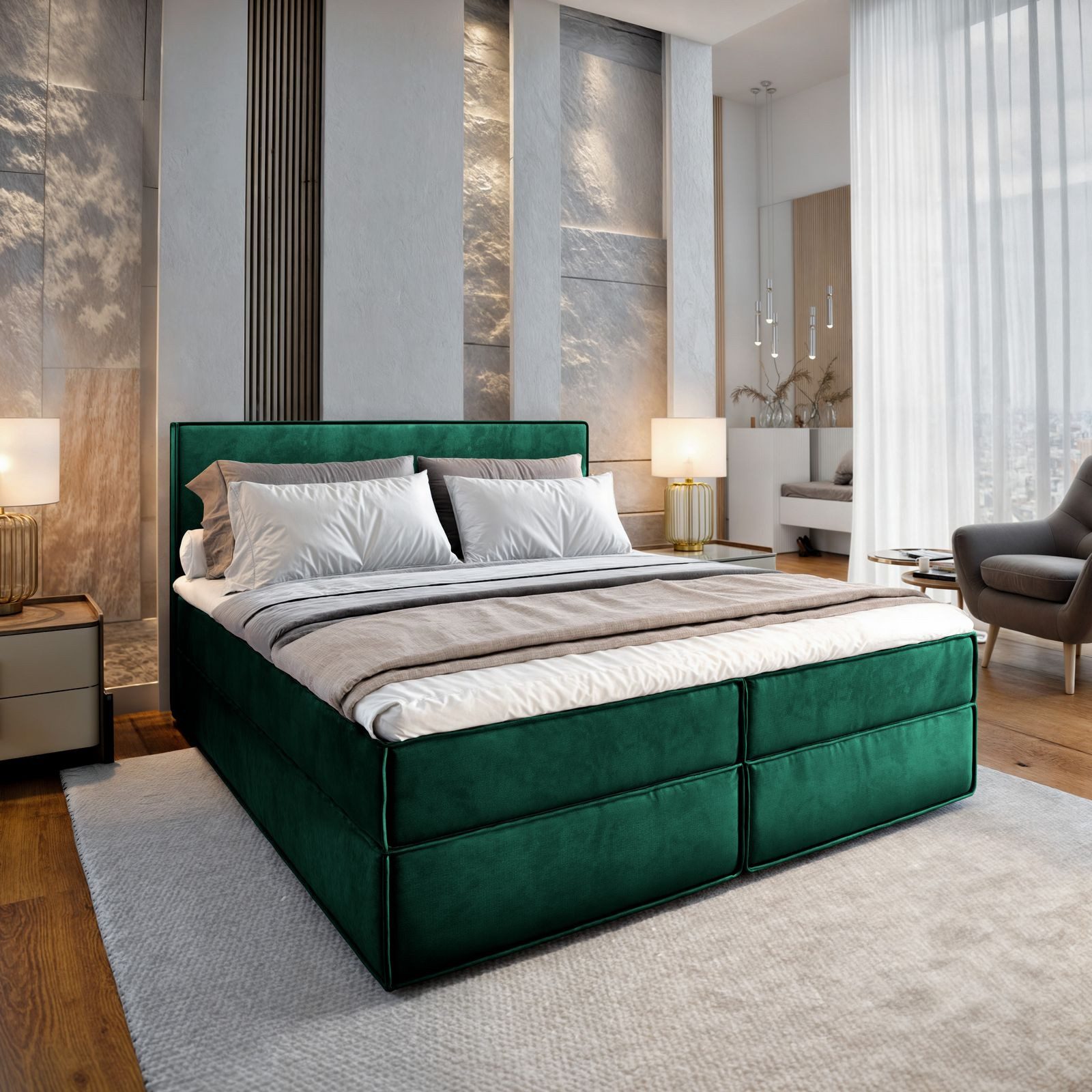 Masseno Boxbett PELLIO 140x200 cm mit günstig online kaufen