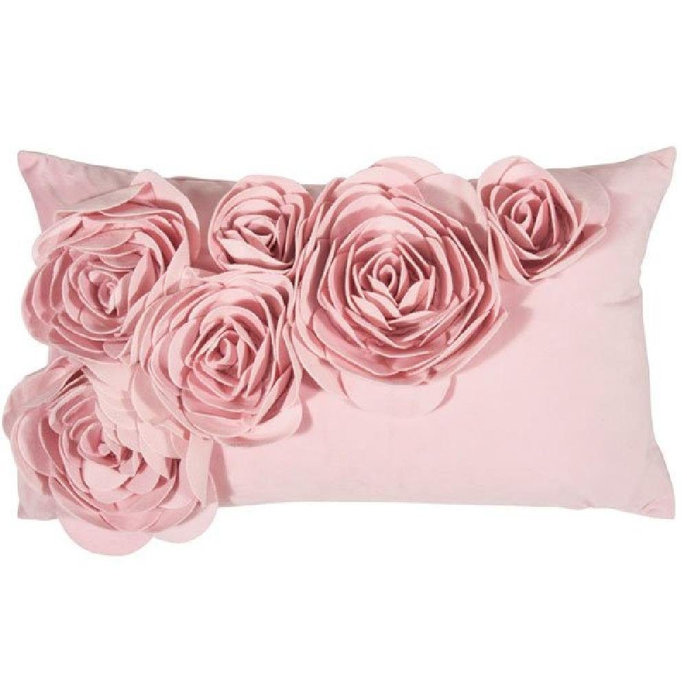 PAD Kissenhülle Kissenhülle Samt Floral Rose (30x50cm) günstig online kaufen