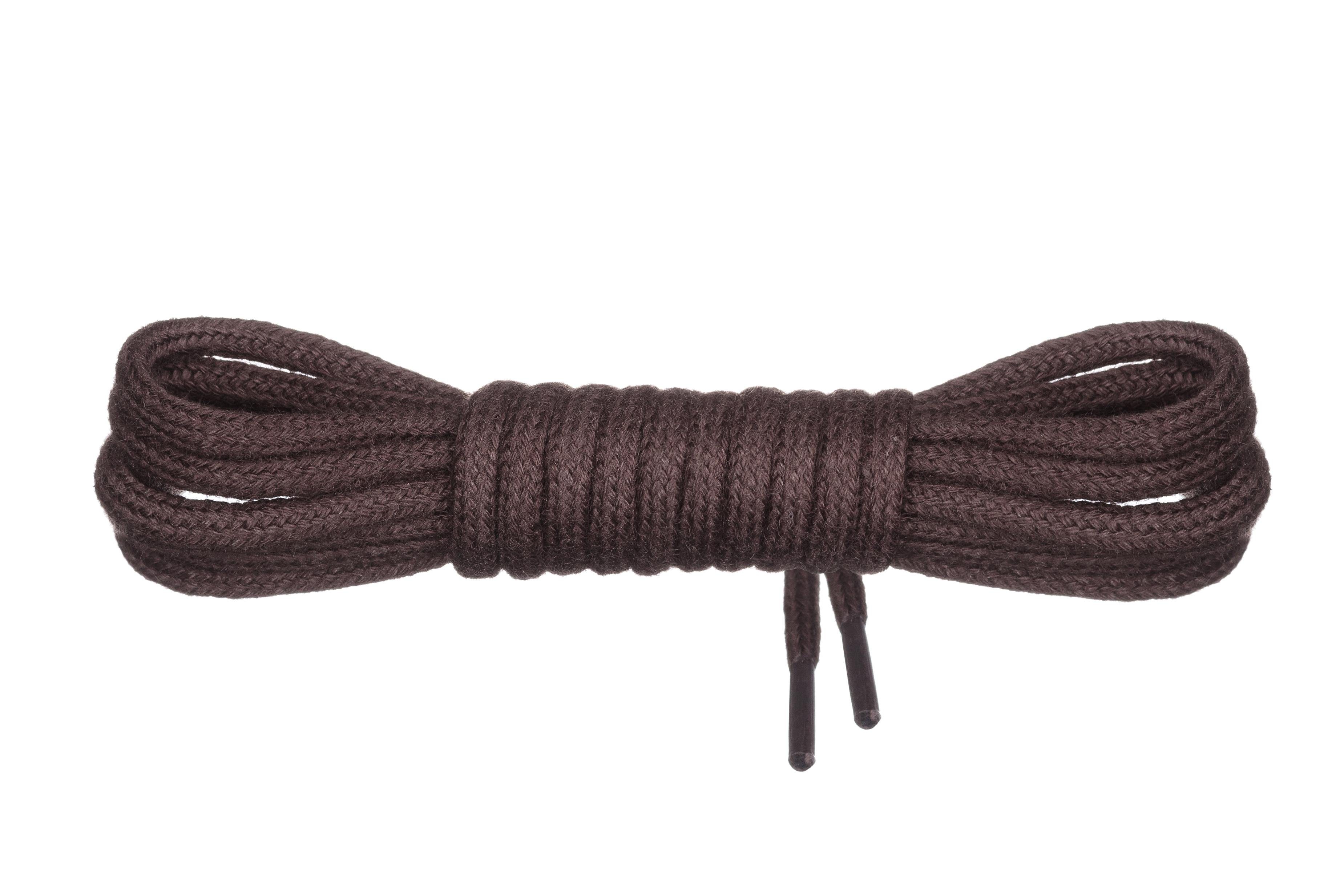 Mount Swiss Schnürsenkel runde Schnürsenkel aus 100% Baumwolle, reißfest, ø 3 mm -4 mm, Längen