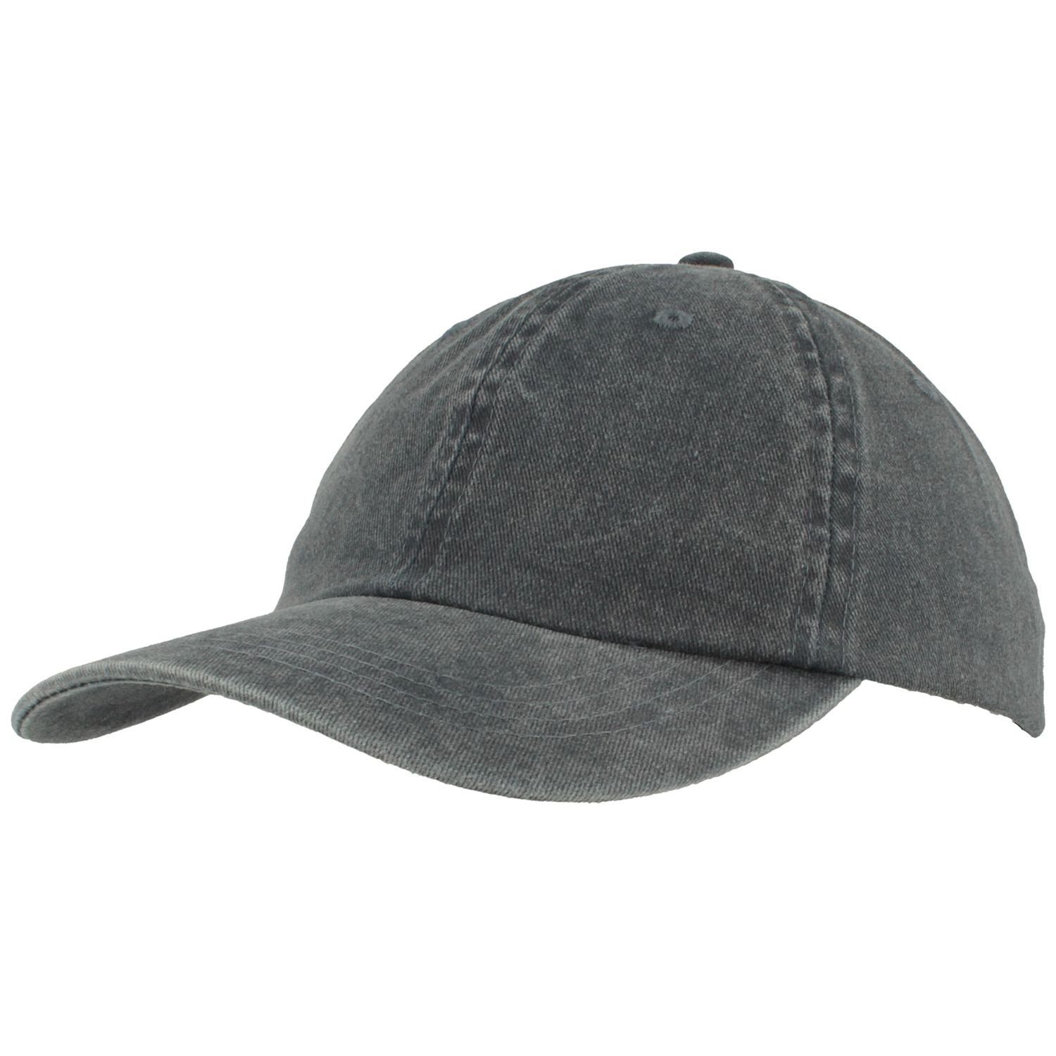 Breiter Baseball Cap Jeans-Stoff-Cap aus 100% Baumwolle