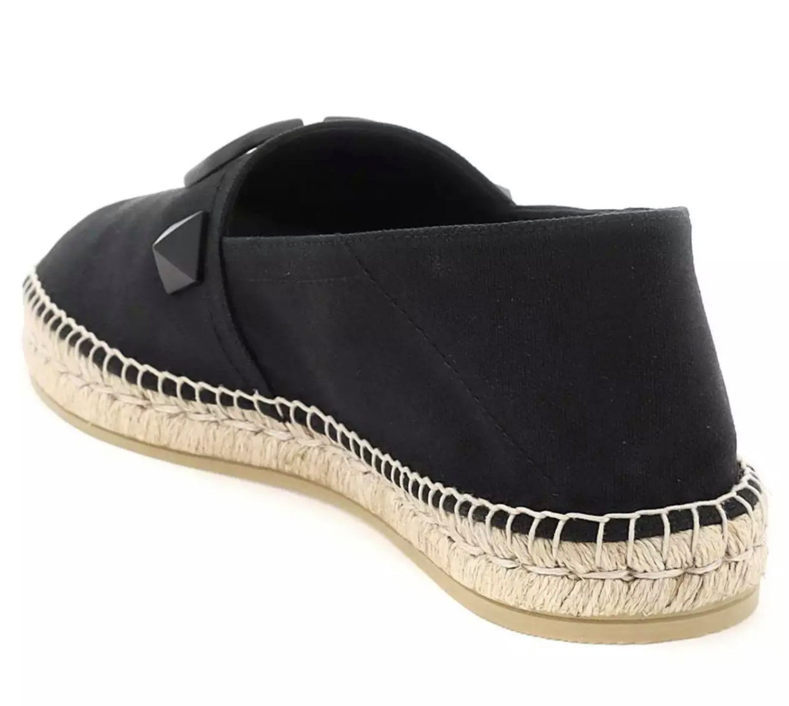 VALENTINO GARAVANI Herren Schuhe Canvas Loafers V-Logo Stud Slipper Espadrille Tonales V-Logo mit charakteristischen Stud