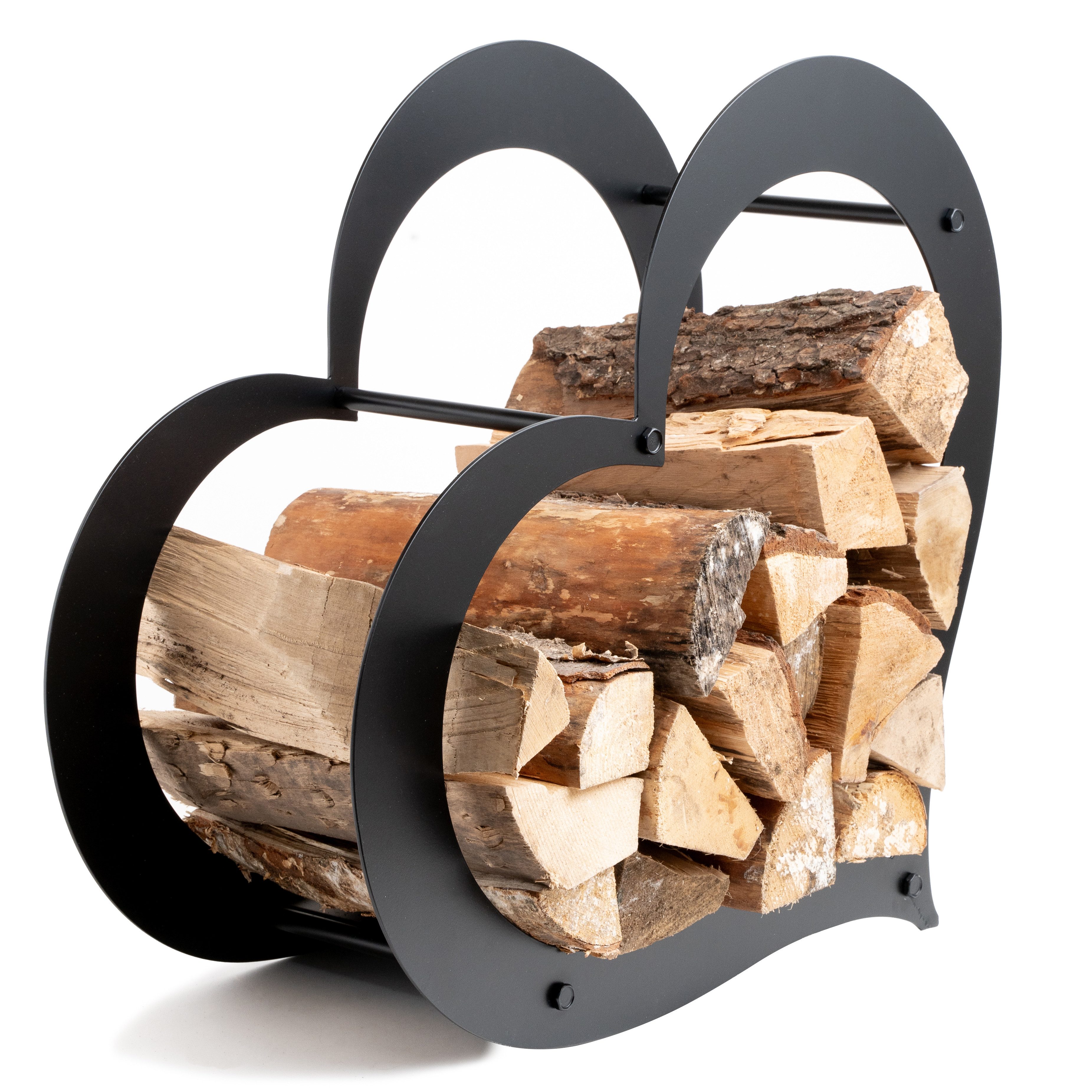 NEUSTEIN Kaminholzregal Kaminholzregal Herz 55x55x24,5cm metall günstig online kaufen
