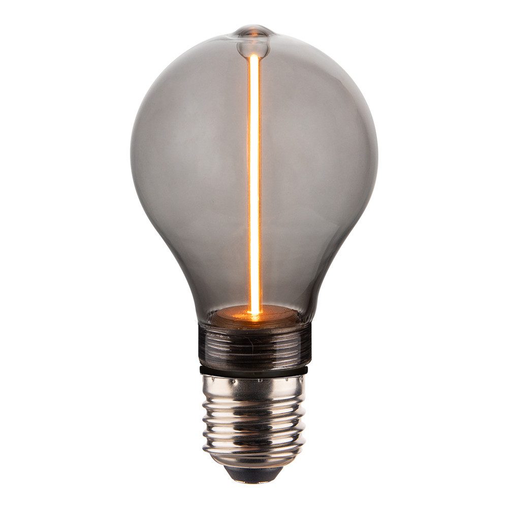LUXULA LED Dekolicht LINE Elegantes Leuchtmittel, LED fest integriert, 1800K Warmweiß, E27 Bulb LED Leuchtmittel für klassisches Hochwertiges Design