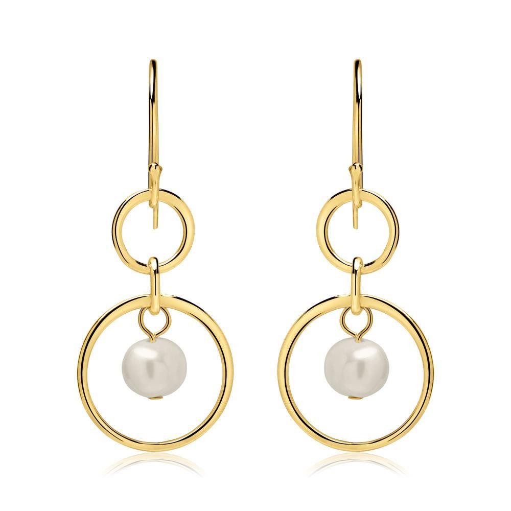 Unique Paar Ohrstecker Vergoldete 925er ...