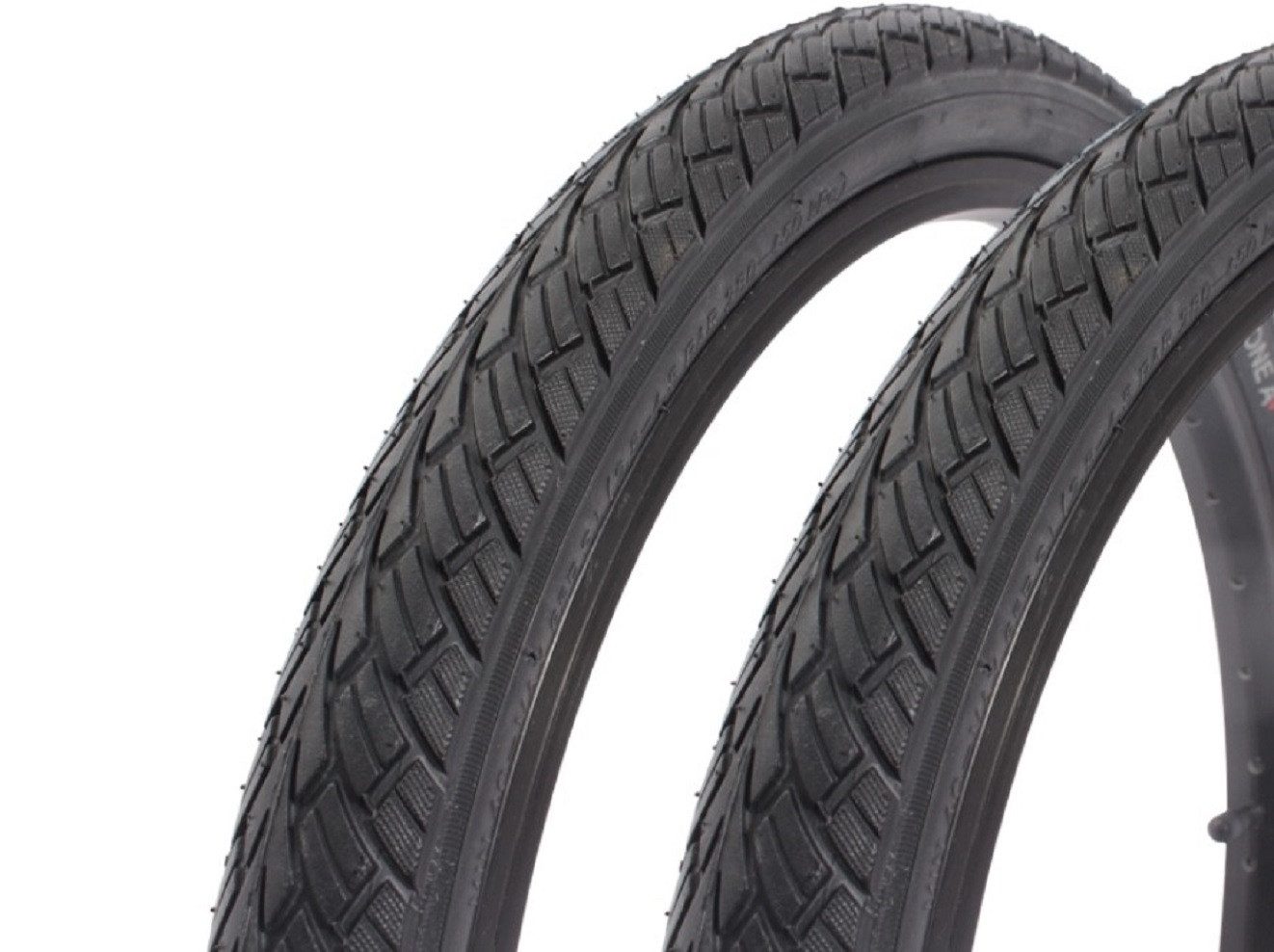 KHEbikes Fahrradreifen Fahrrad Reifen Set KUJO One 0 One A 16 Zoll x 1,75 Schwarz