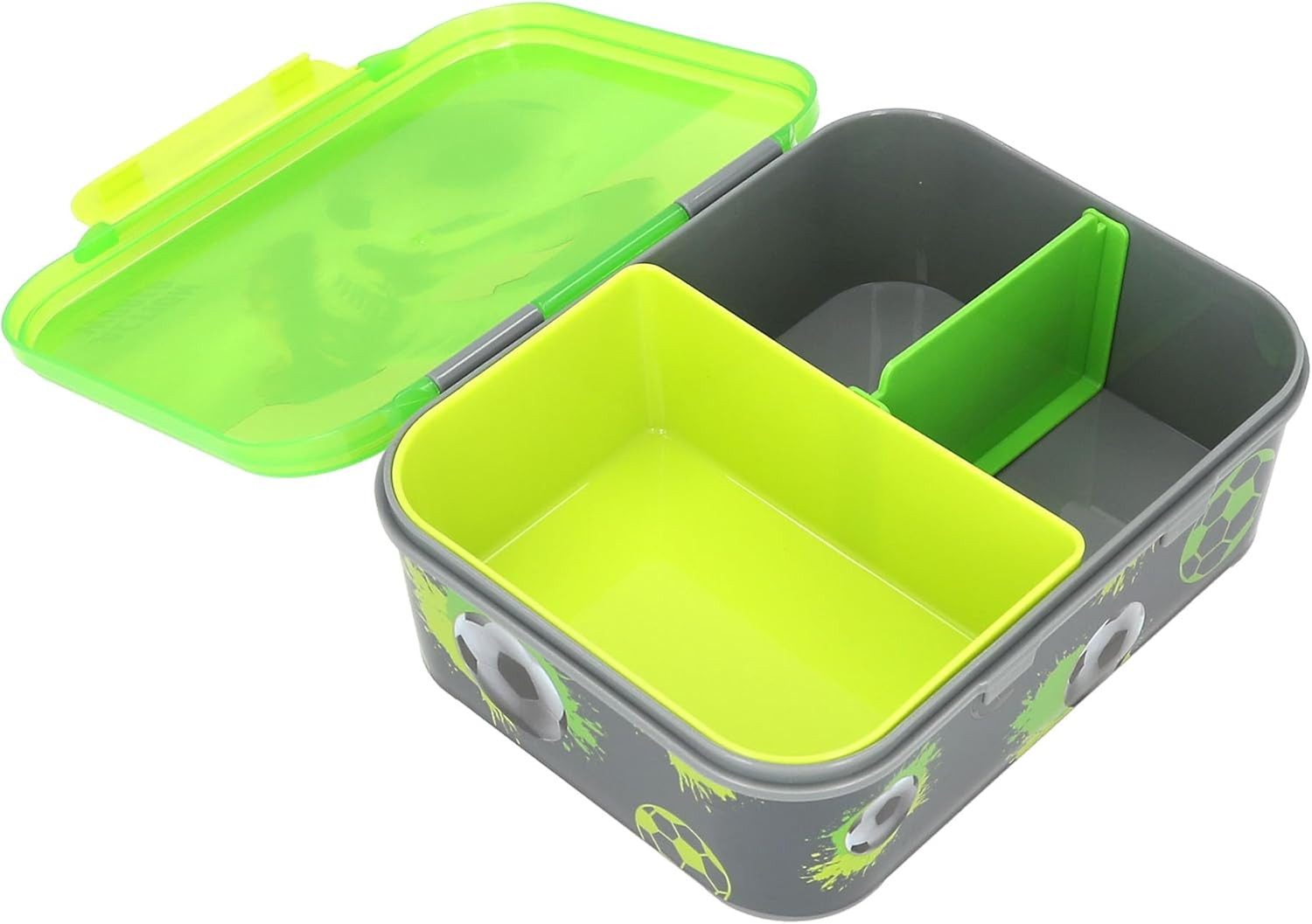 Depesche Lunchbox DEPESCHE Action World Fußball Brotdose mit Trenner
