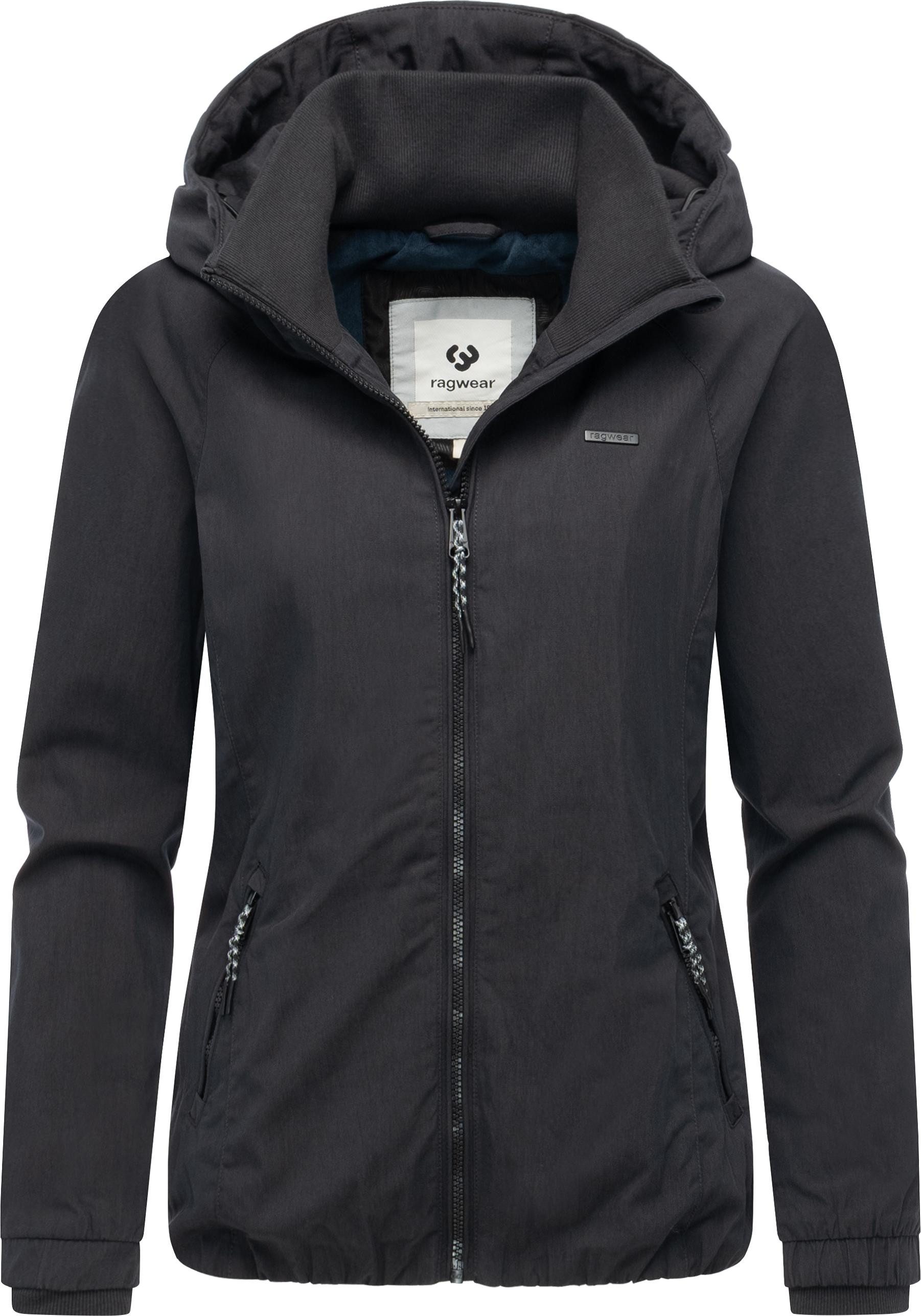 Ragwear Outdoorjacke Dizzie A YOUMODO Leichte Übergangsjacke mit großer Kapuze