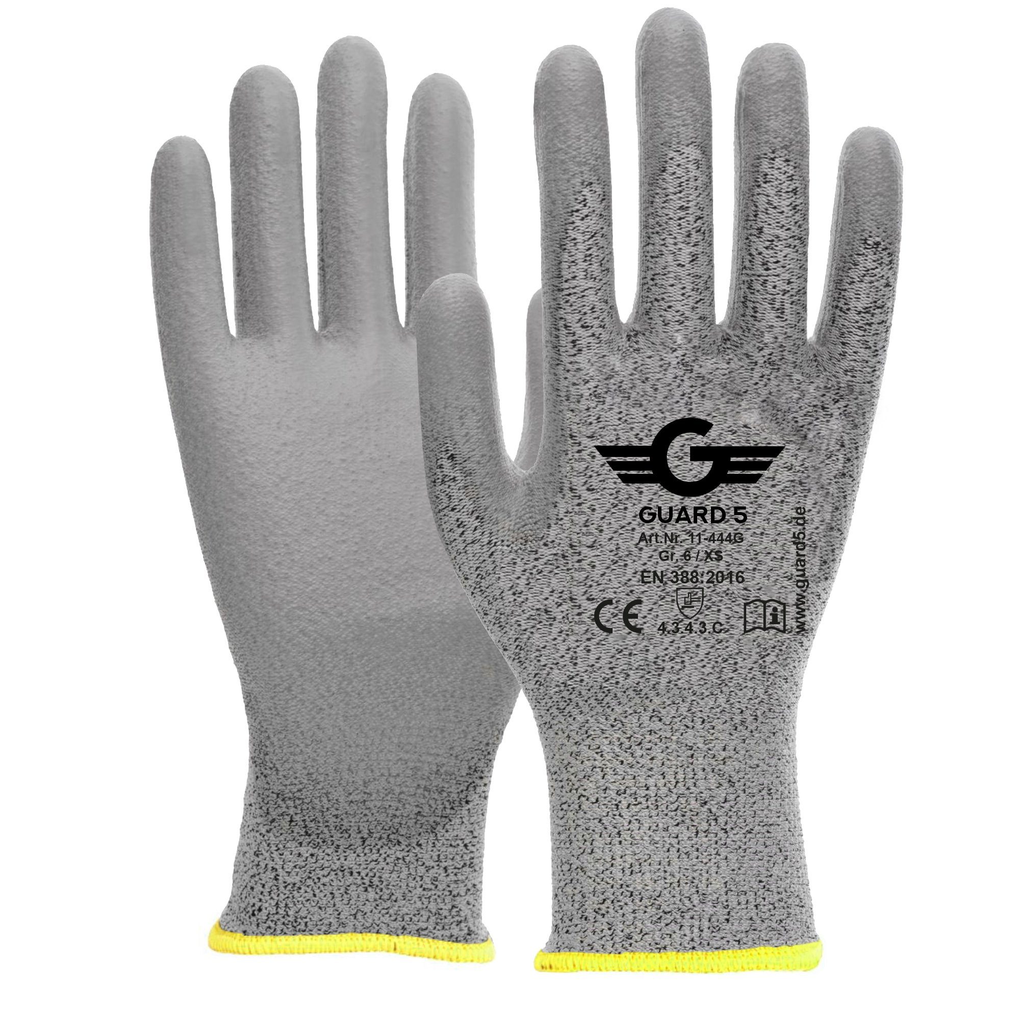 GUARD 5 Arbeitshandschuhe Schnittschutz - Schnittfeste Garten-Handschuhe Le günstig online kaufen