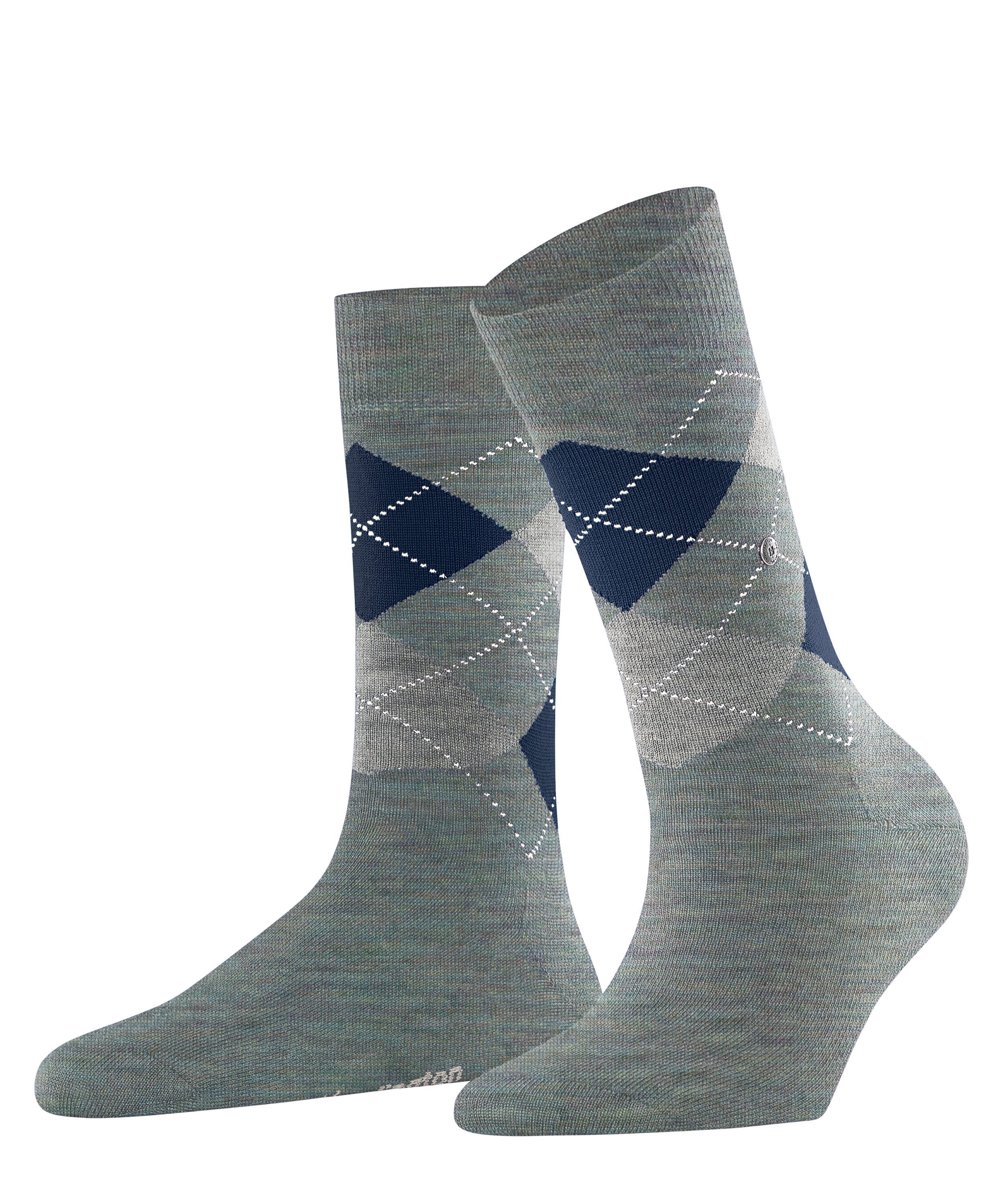 Burlington Socken Burlington Melange Marylebone Damen (1-Paar) mit wärmender Schurwolle