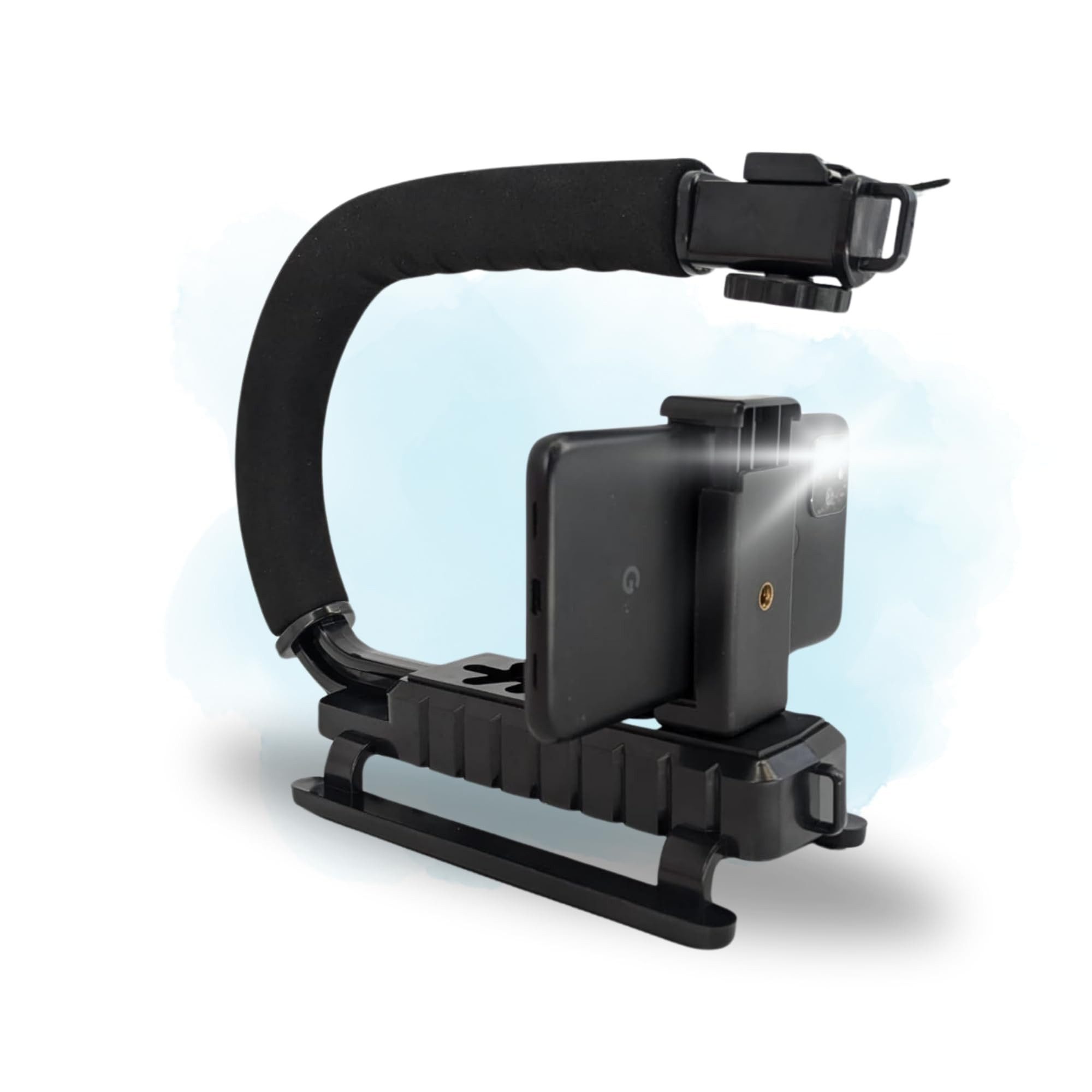 Smartphone-Stabilisator Smartphone Video Rig Stabilizer Action Griff Handy Foto Stabilisator