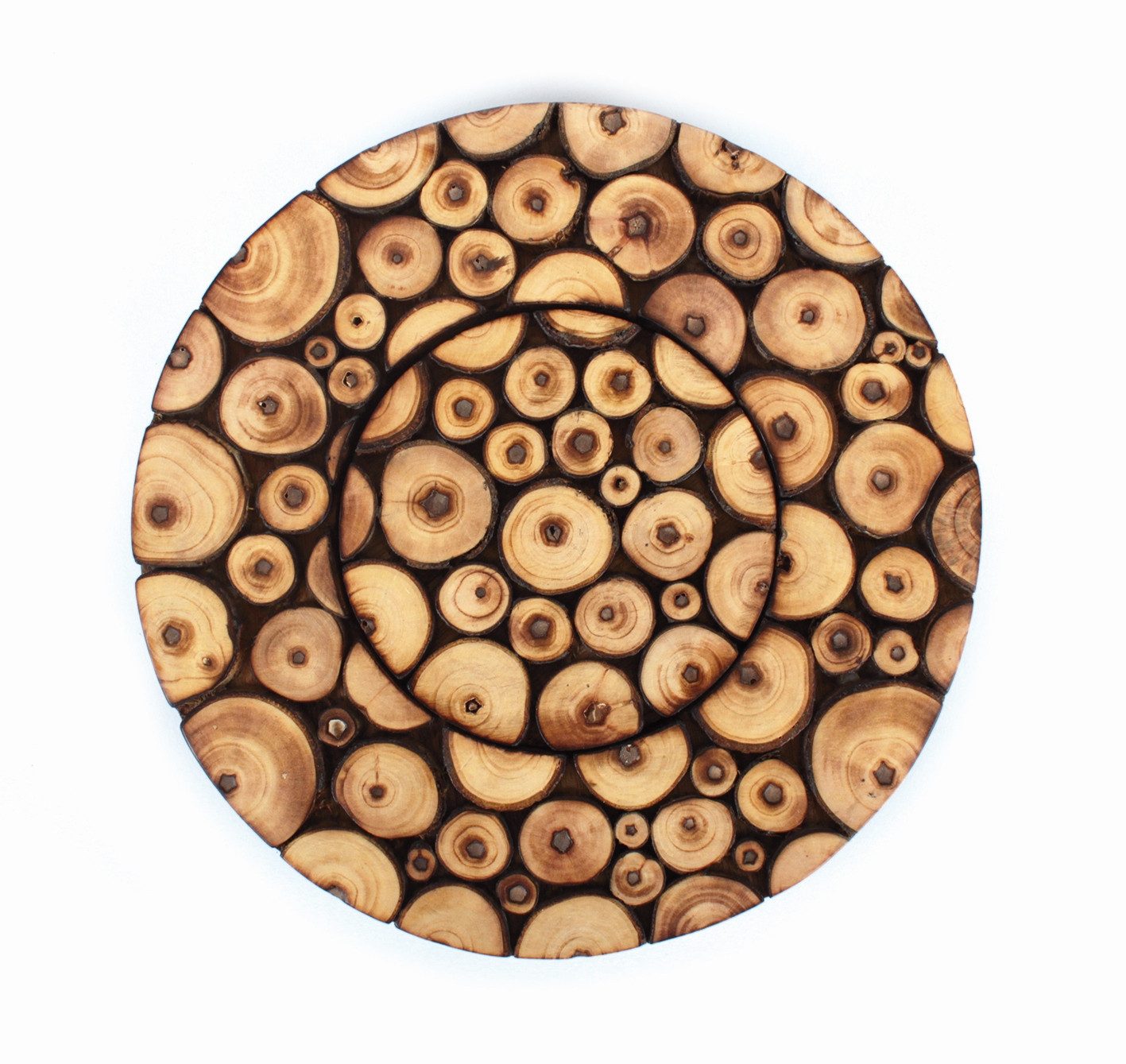 El Puente Topfuntersetzer Topfuntersetzer mit kleinem Untersetzer, Handmade, Fair Trade