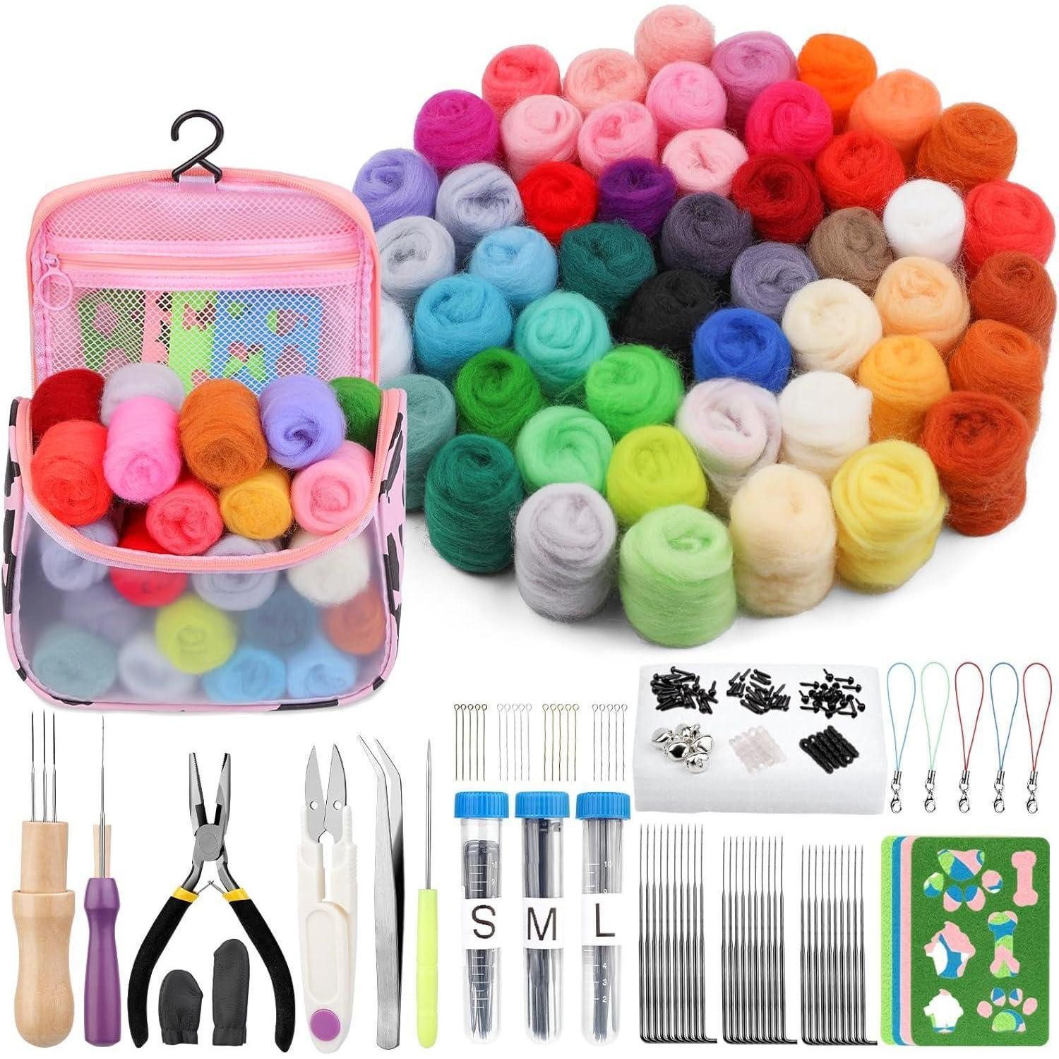 LuxusKollektion Filznadeln DIY Nadelfilzset 50