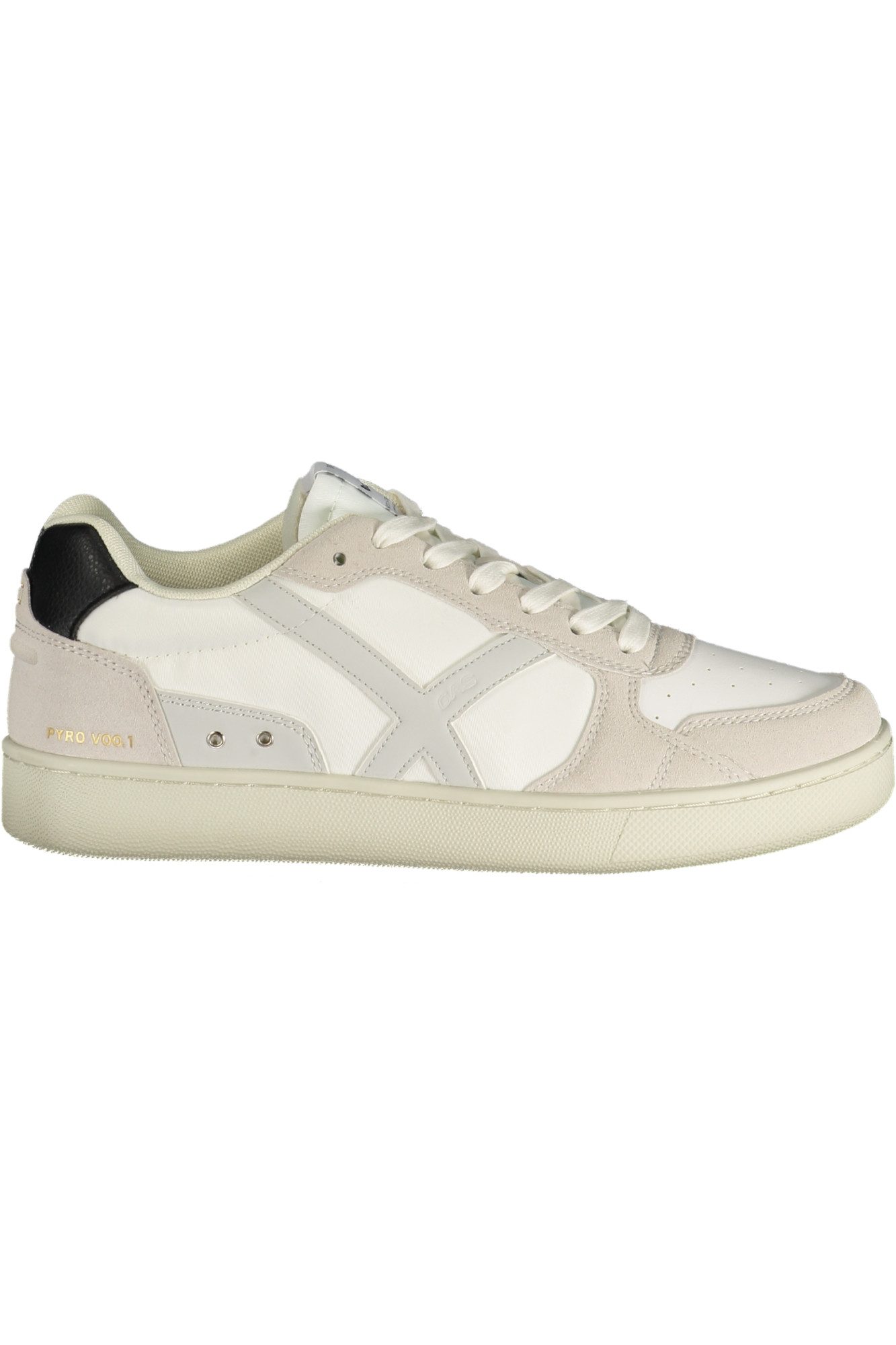 GAS Sneaker Weißer Herrensportschuh mit Kontrastdetails und