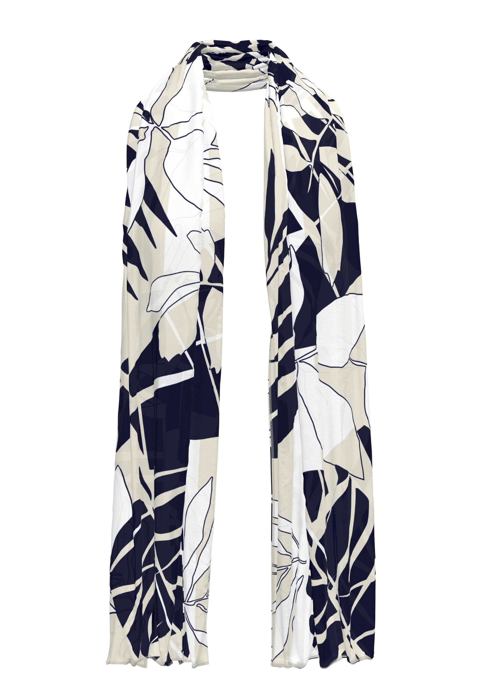 FRANK WALDER Halstuch mit großzügigem modernen Print günstig online kaufen