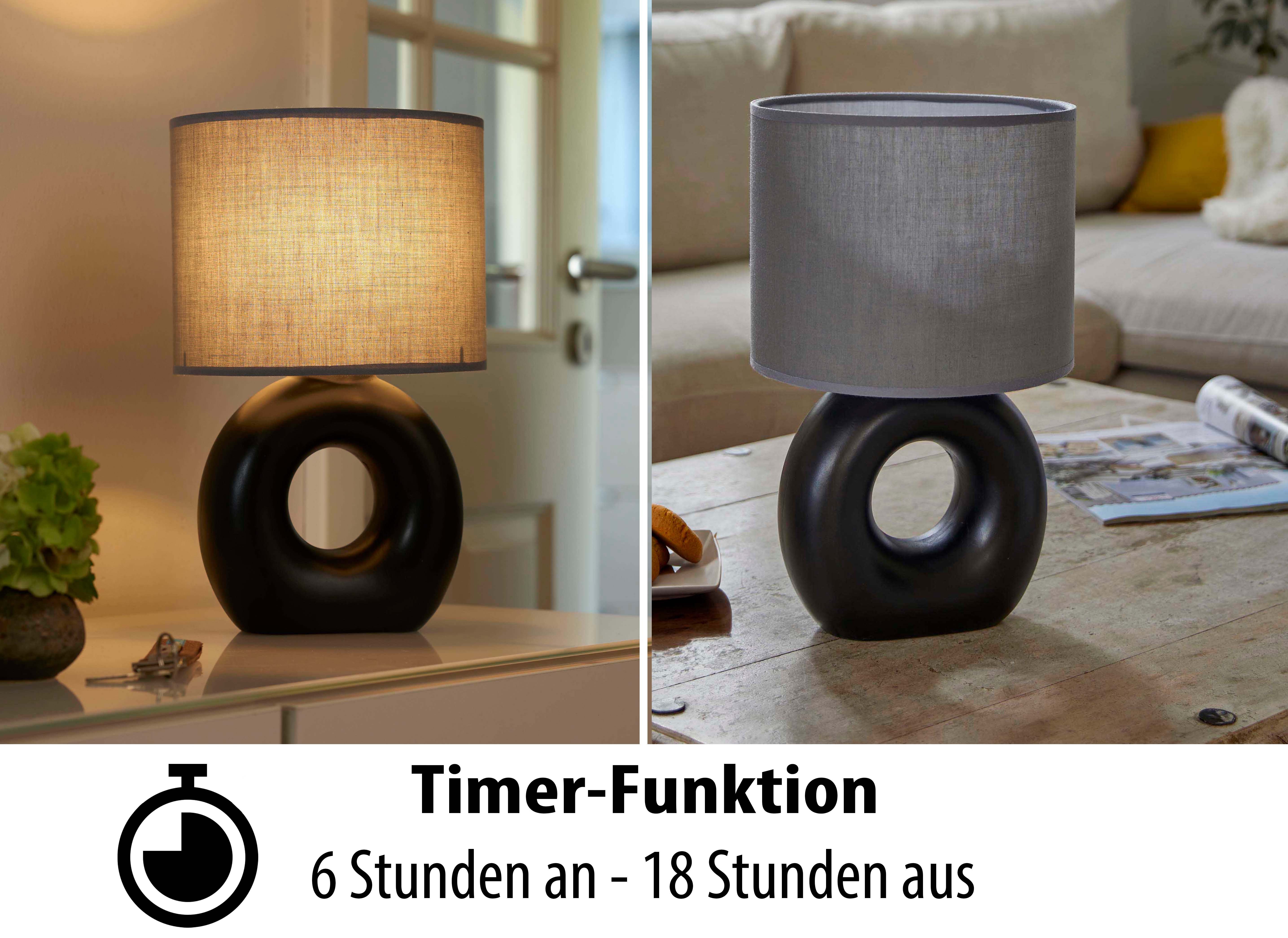 Northpoint LED Tischleuchte LED Batterie Tischleuchte für Innen & Außen Timerfunktion Kabellos