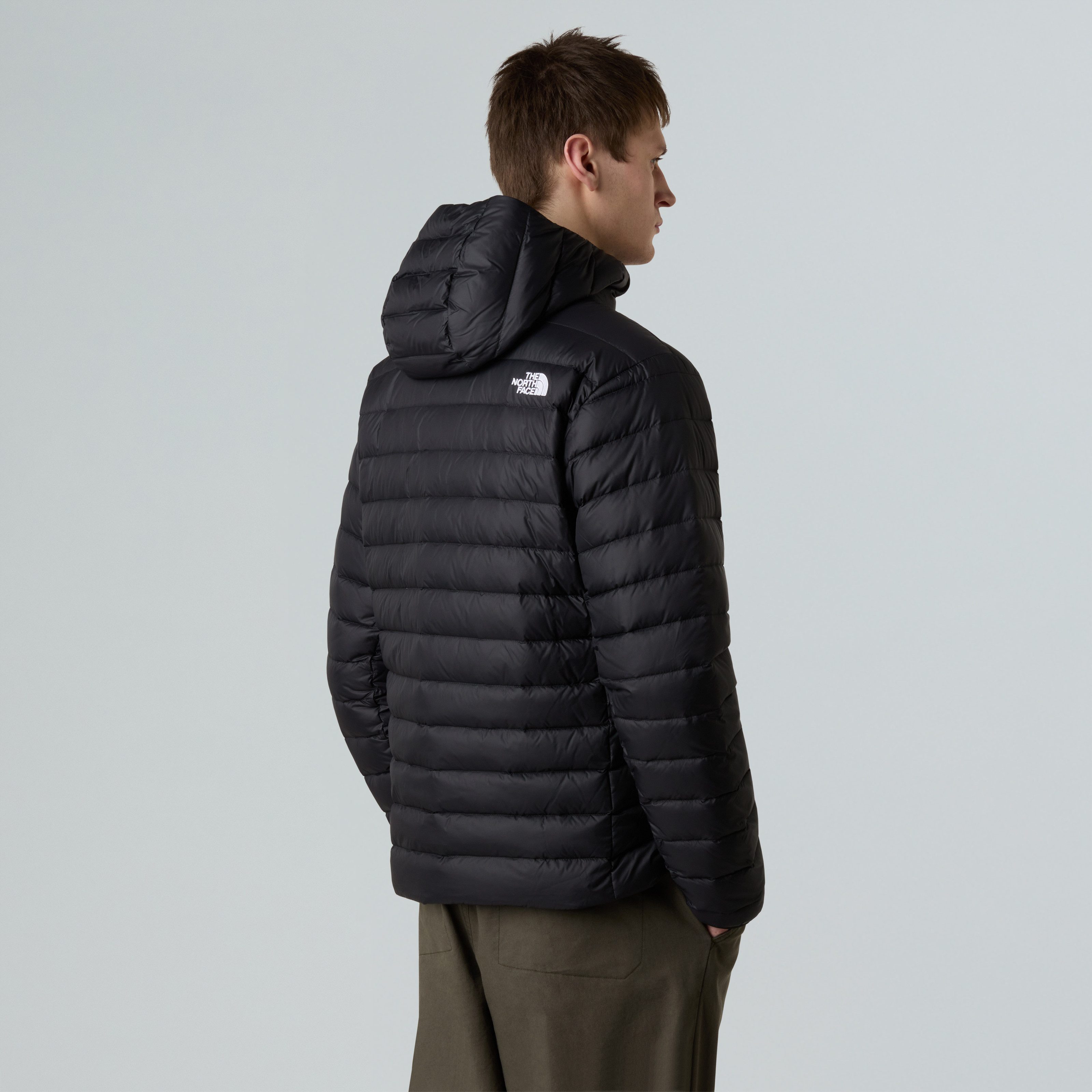 The North Face Daunenjacke M CLASSIC DOWN HOODED JACKET für niedrige Temperaturen, aus Nylon, sportlicher Stil