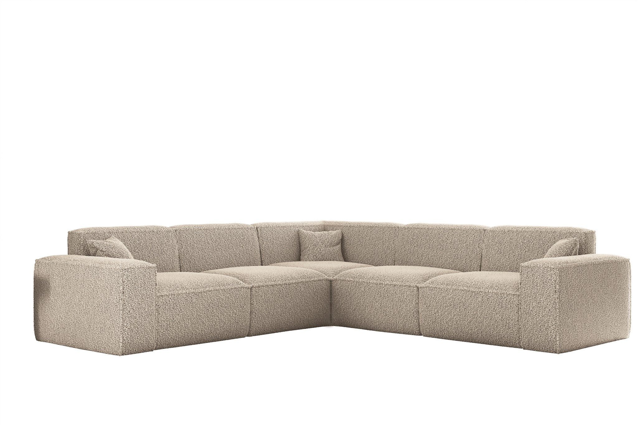 Fun Möbel Ecksofa Designersofa FUN PEREZ PREMIUM Universal in Stoff Sven, R günstig online kaufen