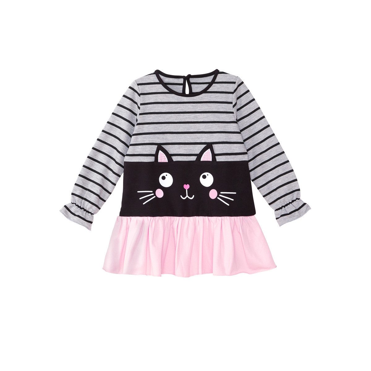 Denokids Midikleid Black Cat Mädchen (1-tlg) Bekleidung, Outfit, Dress, Robe, Midikleid