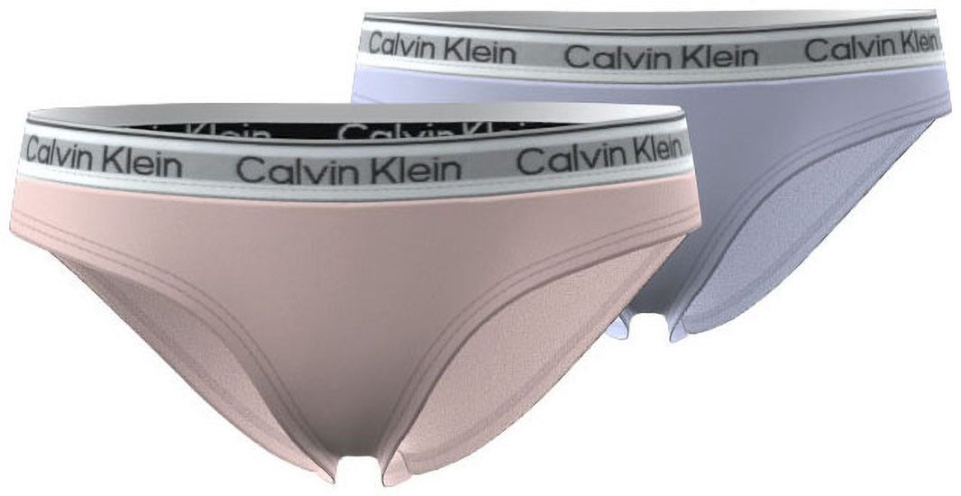 Calvin Klein Underwear Brasilslip 2PK BIKINI (Packung, 2-St., 2er-Pack) mit Logobund