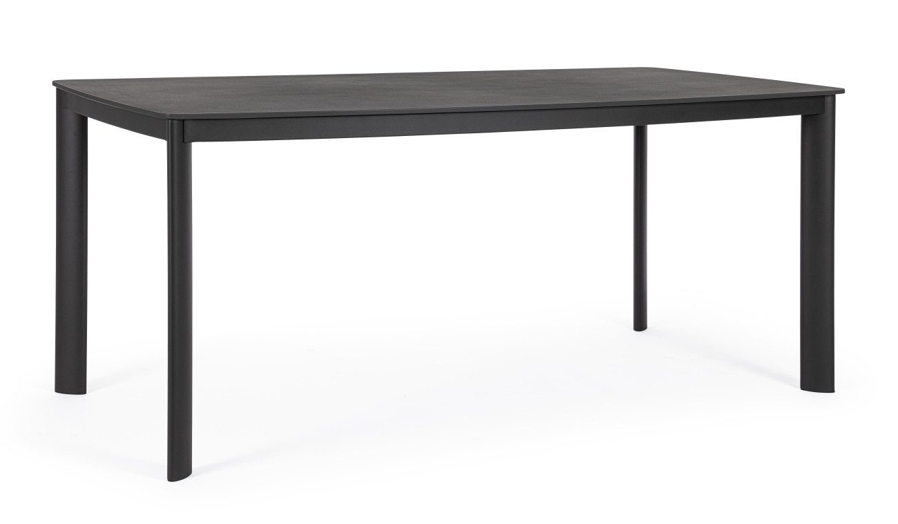 Esstisch Alcora aus Aluminium 180x90 cm, Anthrazit