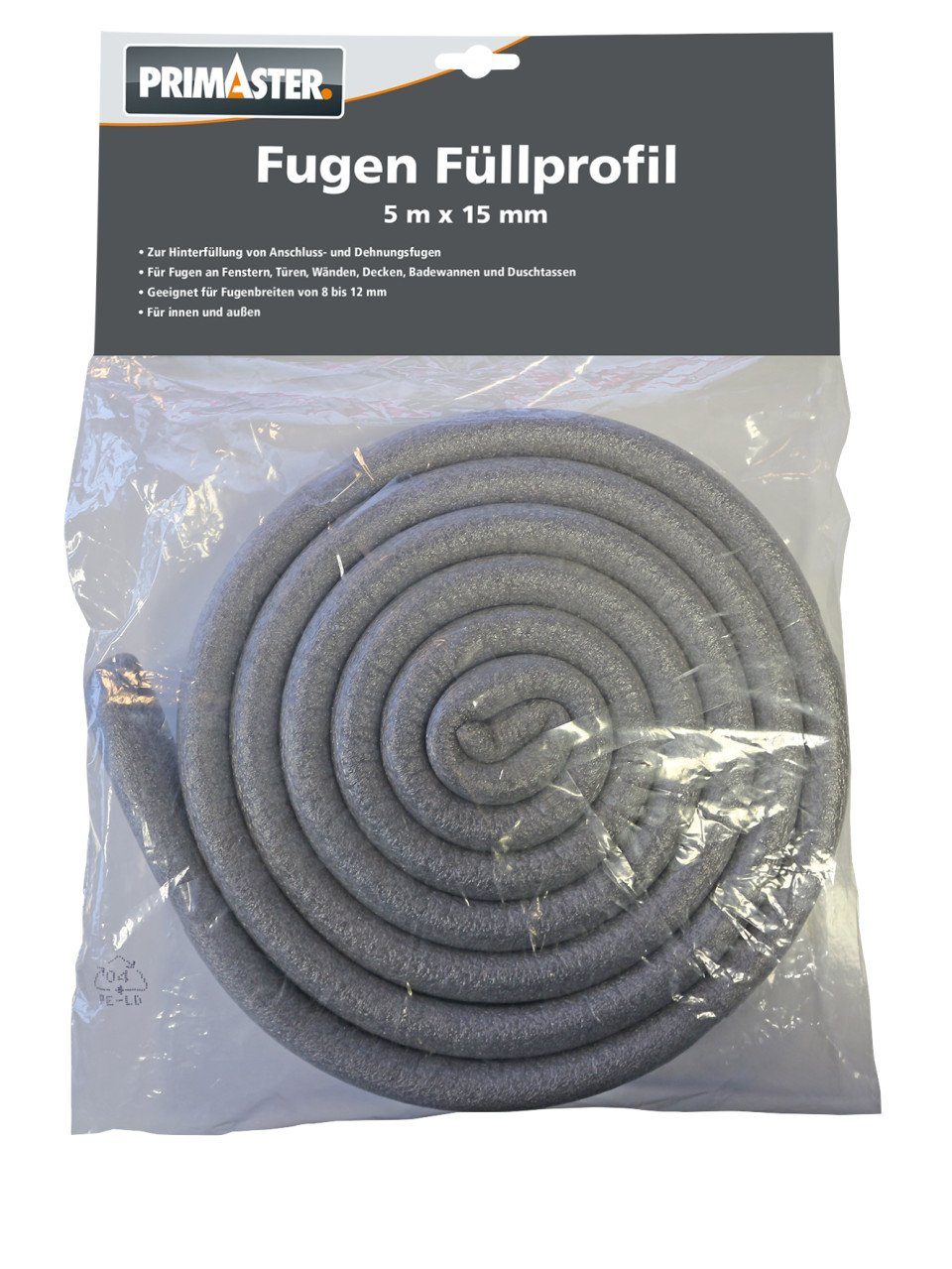 Primaster Acrylfarbe Primaster PE-Fugenfüllprofil 15 mm x 5 m