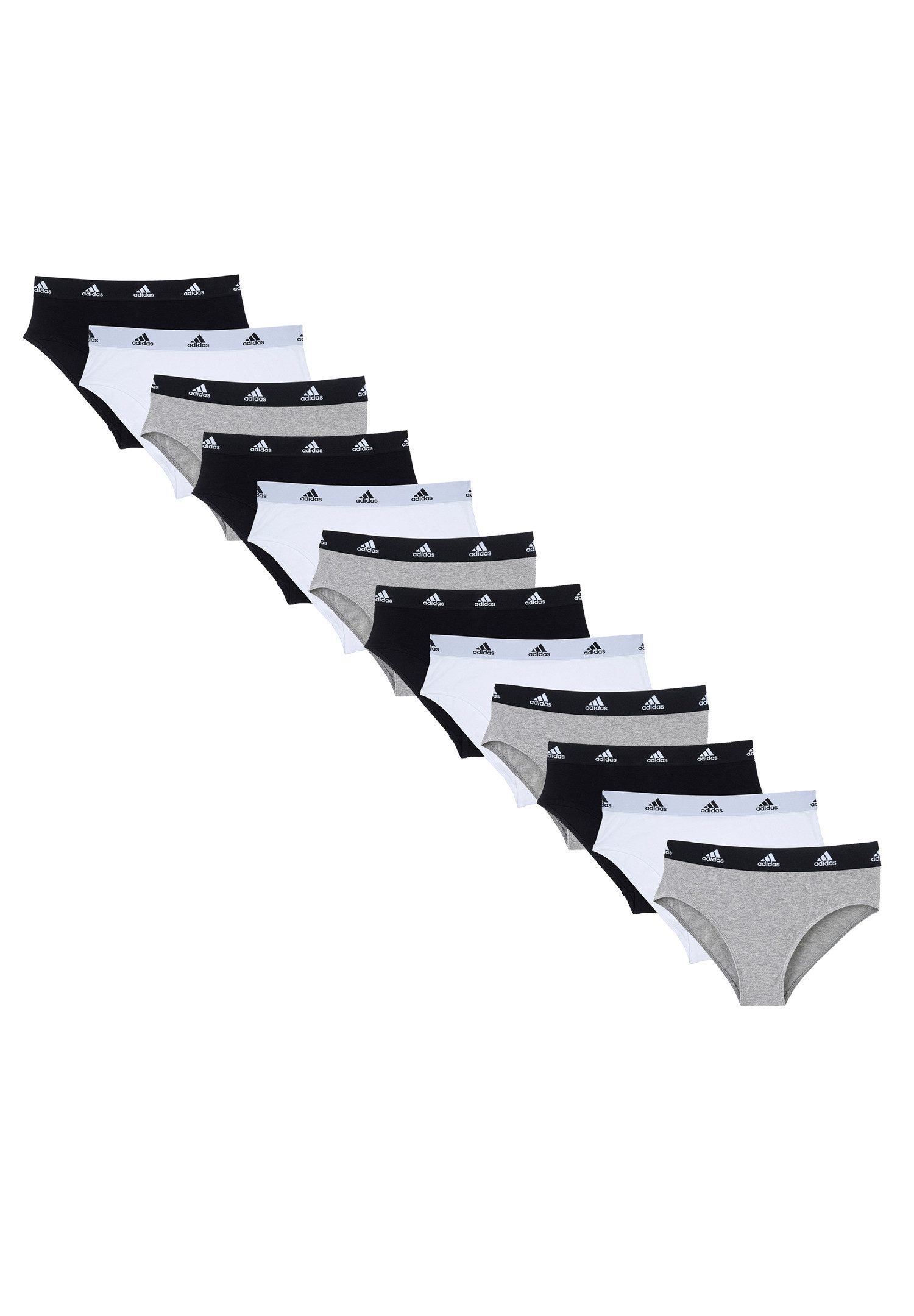 adidas Performance Panty Sportswear Bikini 12P (Packung, 12-St., 12er-Pack)