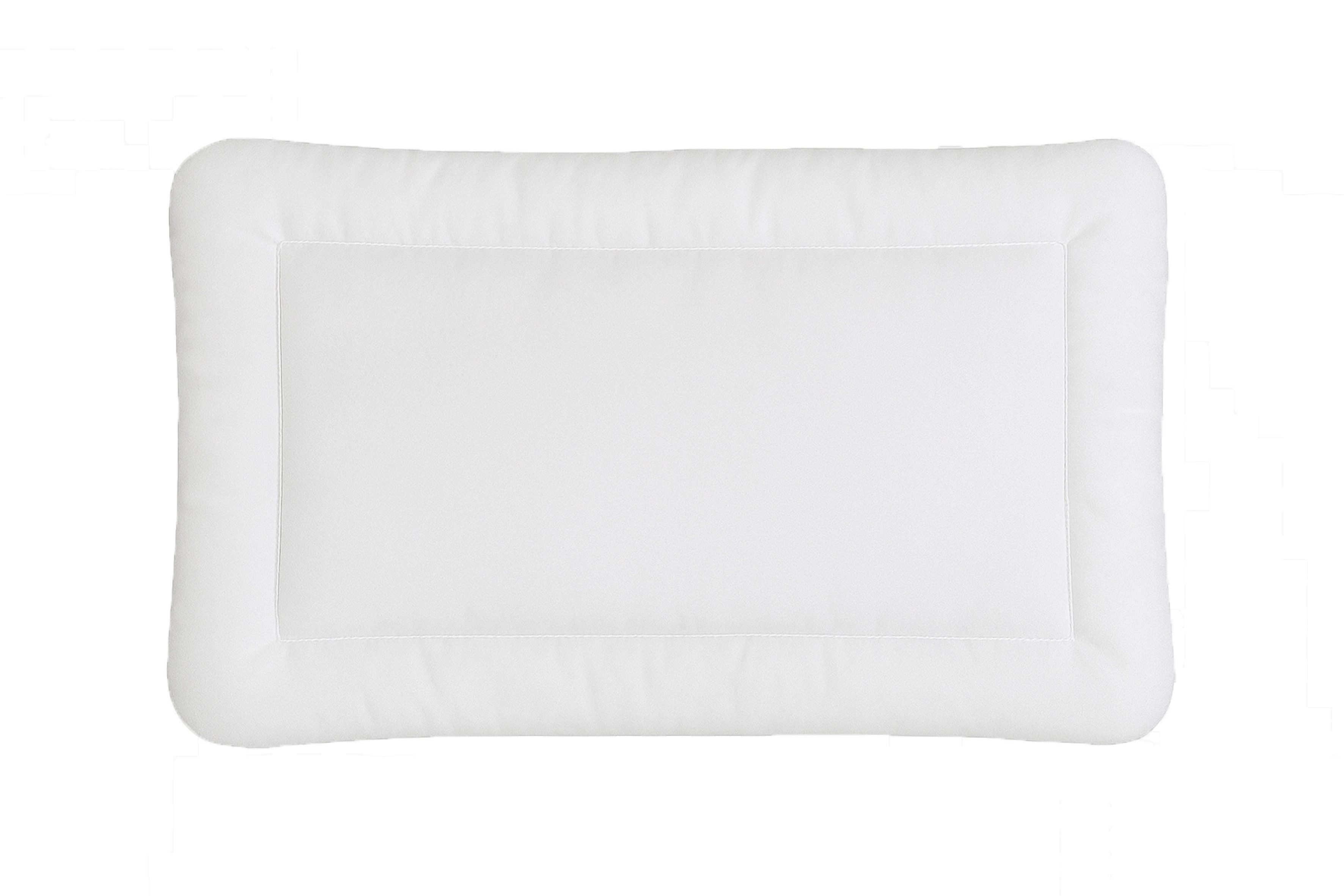 KiGATEX Babykissen Flachkissen, Oeko-Tex zertifiziert, sanft und weich für süße Träume, Allergiker geeignet, pflegeleicht